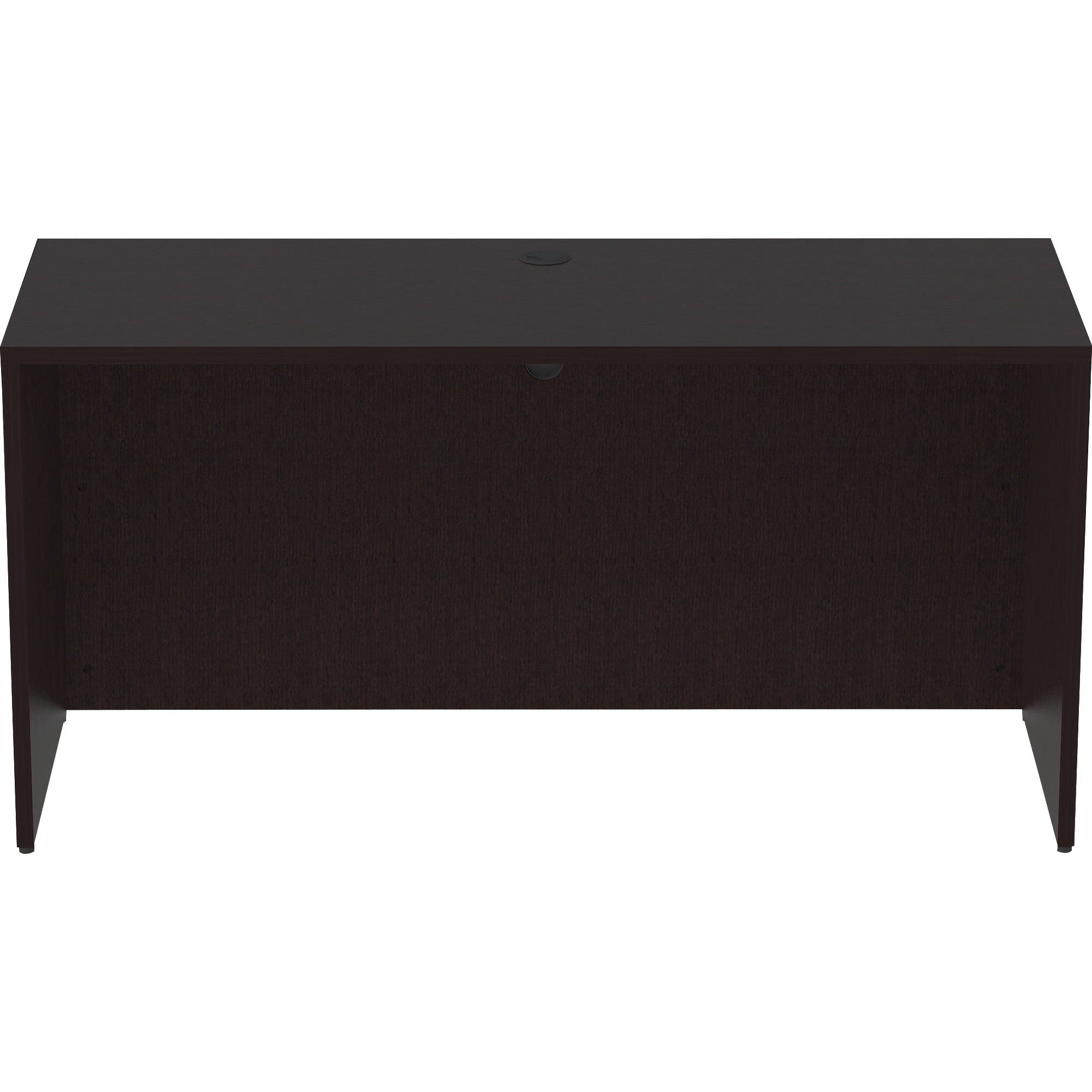 lorell-essentials-series-credenza-shell-60-x-24295-credenza-shell-1-top-finish-espresso-silver-brush_llr18213 - 2