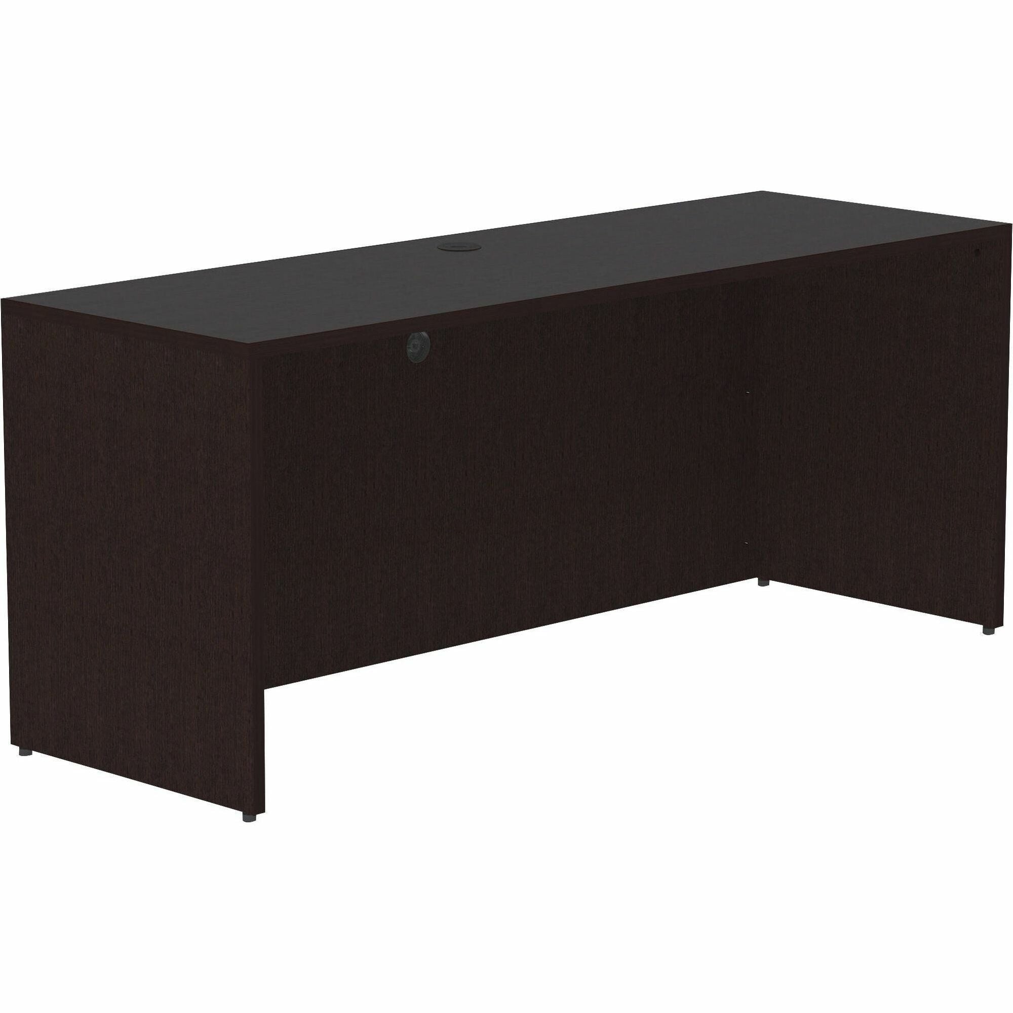lorell-essentials-series-credenza-shell-72-x-24295-credenza-shell-1-top-finish-espresso-silver-brush_llr18212 - 1