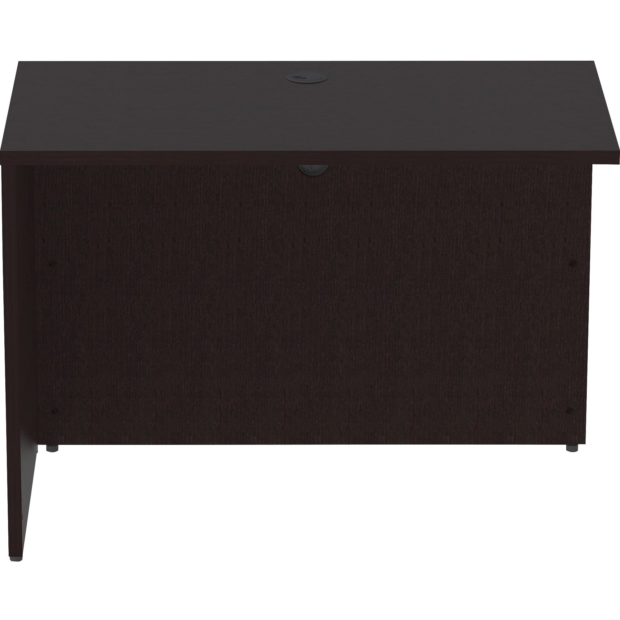 Lorell Essentials Series Return Shell - 42" x 24"29.5" Return Shell, 1" Top - Finish: Espresso - 2