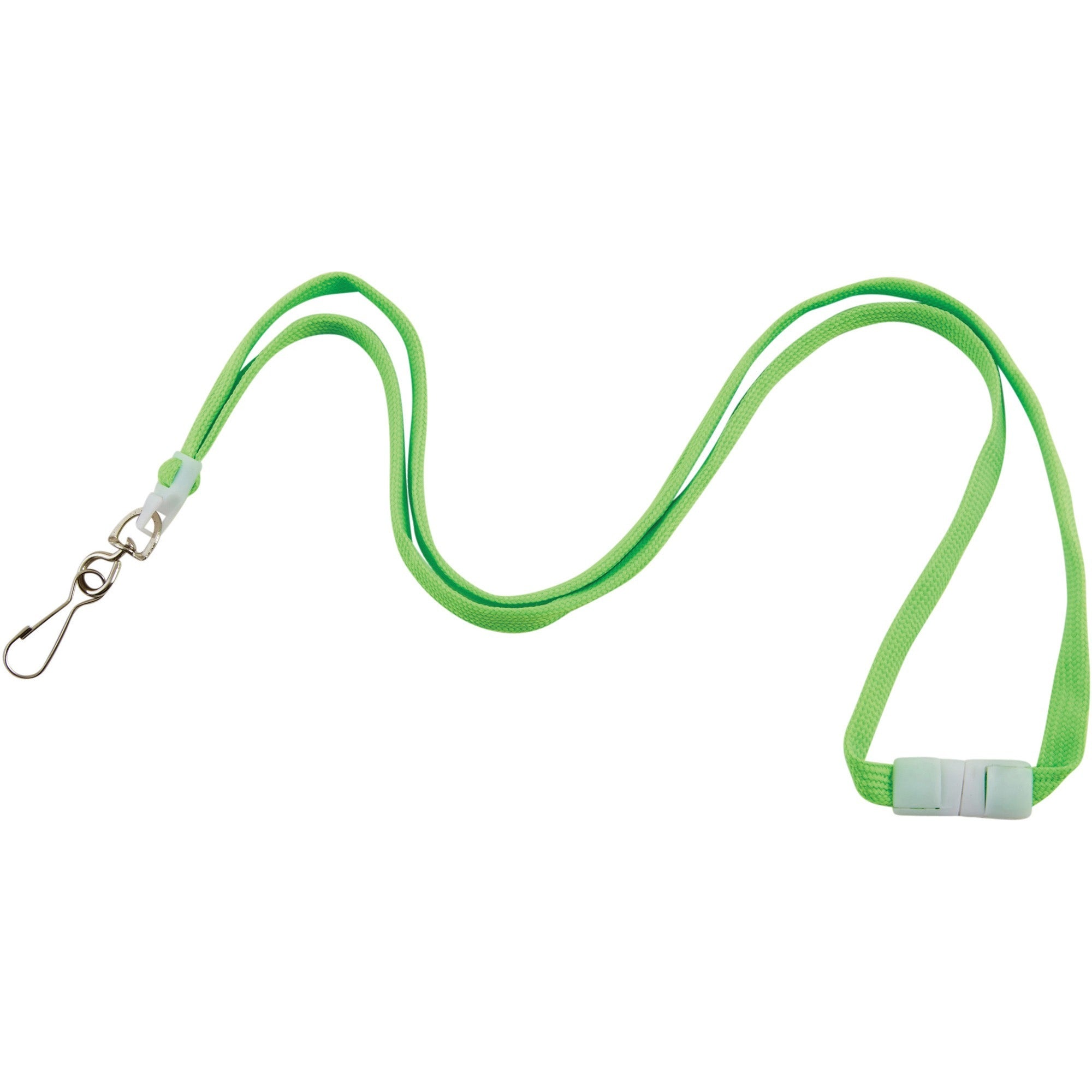 advantus-neon-breakaway-lanyard-12-pack-05-width-x-36-length-neon-green_avt97588 - 1