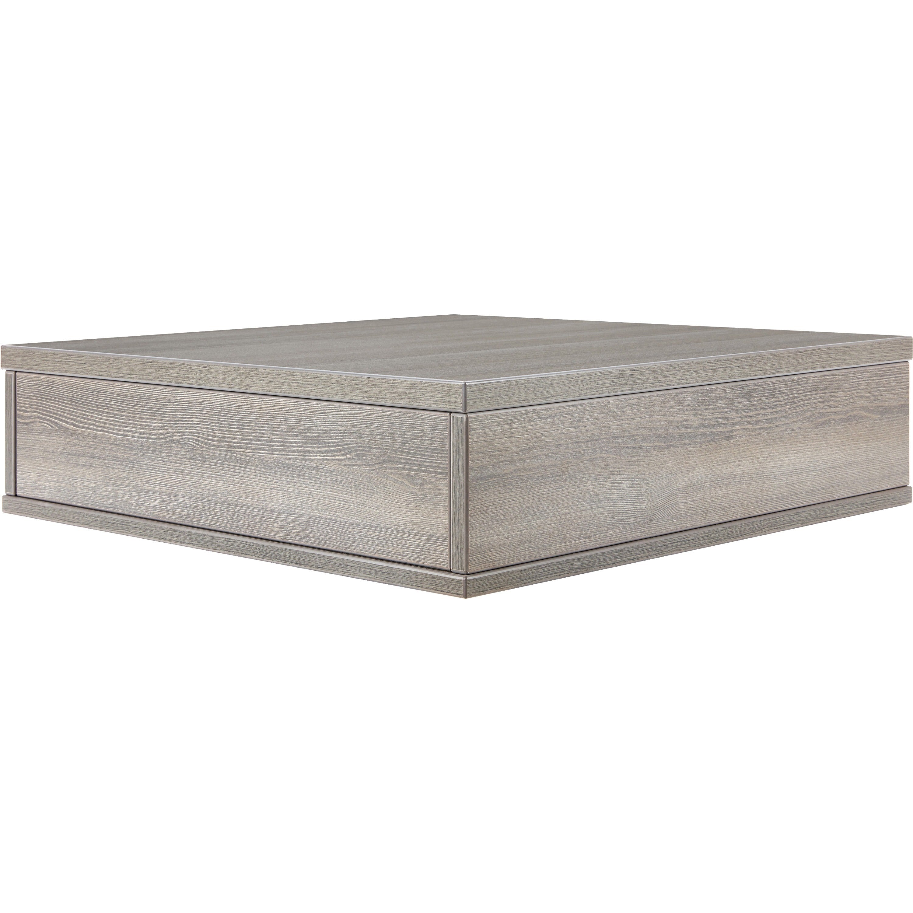 lorell-contemporary-reception-collection-sectional-tabletop-253-x-25566-finish-weathered-charcoal-laminate_llr86935 - 1