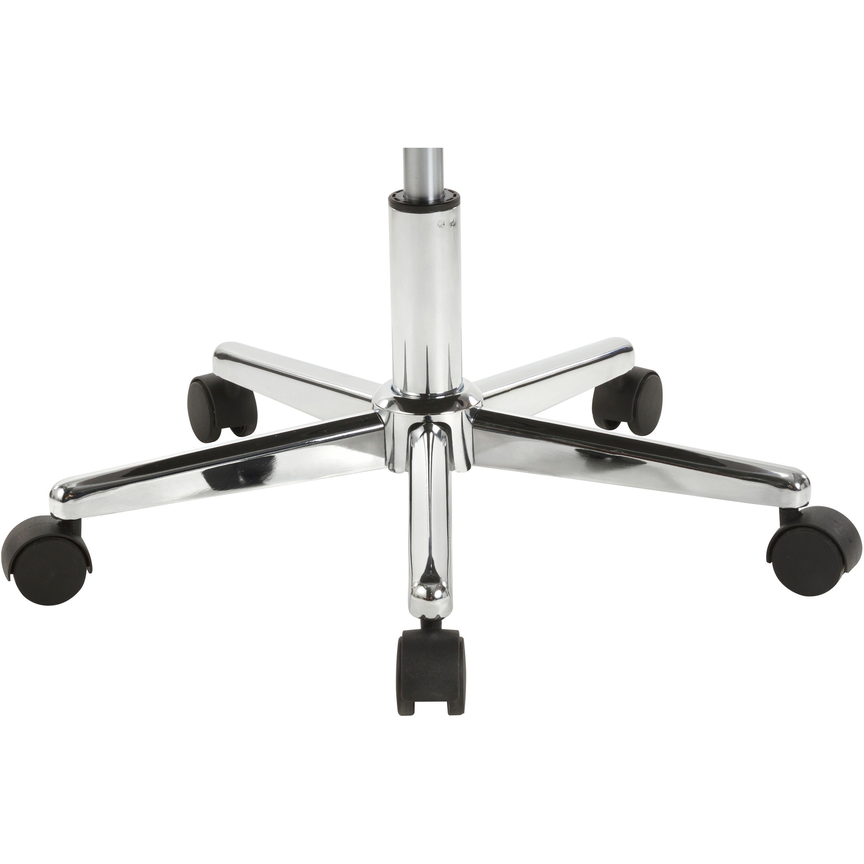 Lorell Resimercial Low-back Task Chair with Arms - 22.5" x 24.4"31.5" - Material: Fabric - Finish: Gray - 2