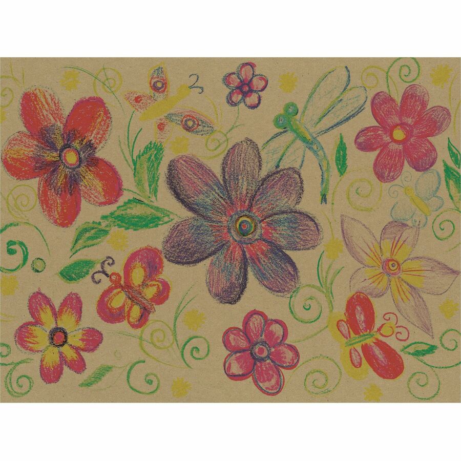 Creativity Street Natural Kraft Sheets - Drawing, Project, Art, Craft Project, Decoration - 500 Piece(s) - 2.10"Height x 9"Width x 12"Length - 500 / Ream - Natural - Kraft - 4