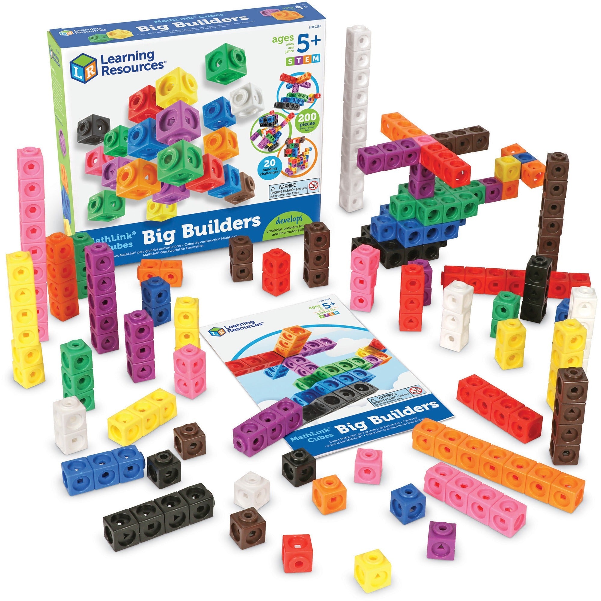 learning-resources-mathlink-cubes-big-builders-skill-learning-imagination-building-stem-creativity-mathematics-5-9-year-multi_lrnler9291 - 1