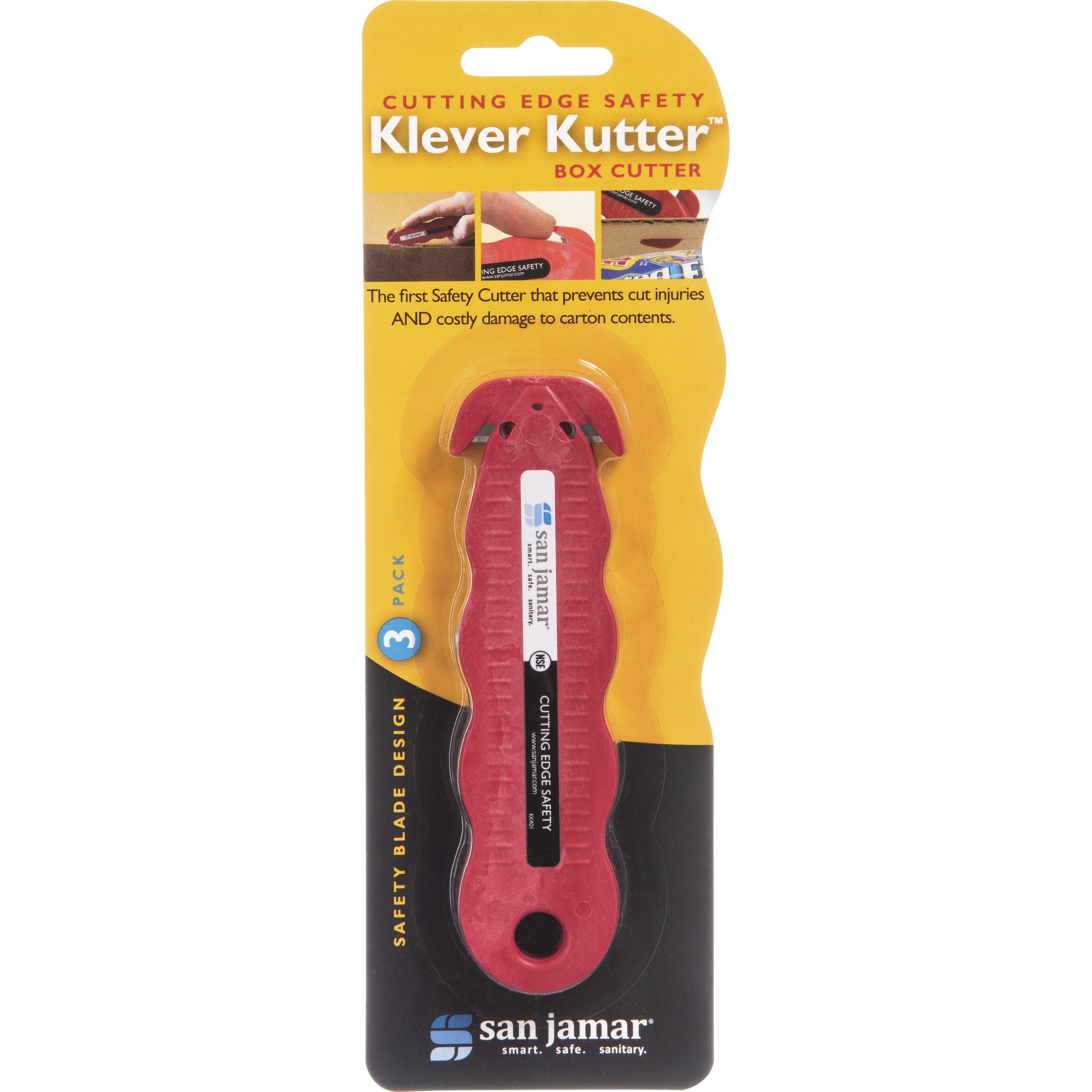 san-jamar-disposable-carton-opener-stainless-steel-blade-contoured-grip-disposable-dual-blade-dishwasher-safe-red-02-length-24-carton_sjmkk403ct - 1