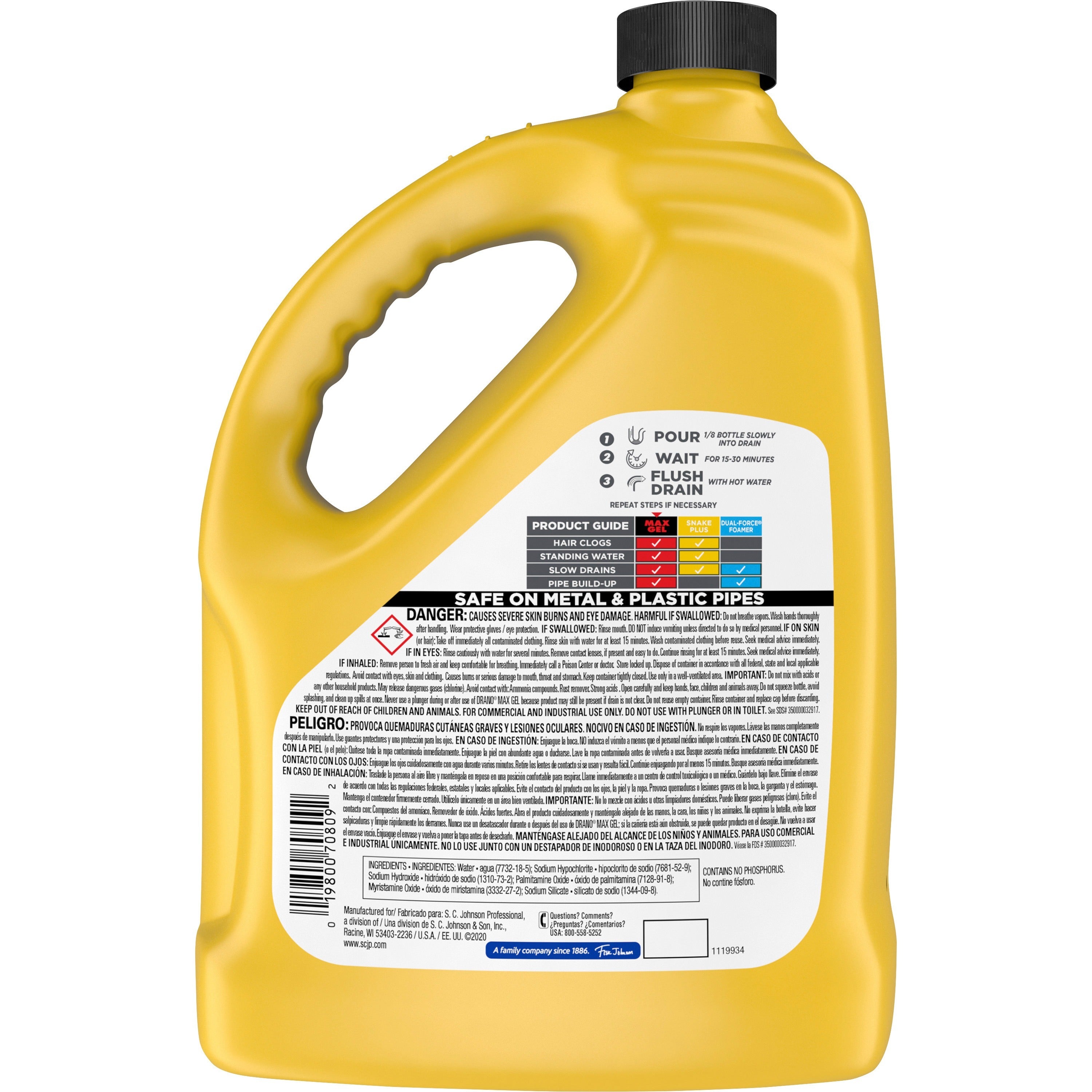 drano-max-gel-clog-remover-ready-to-use-128-oz-8-lb-4-carton-corrosion-resistant-clear_sjn696642ct - 2