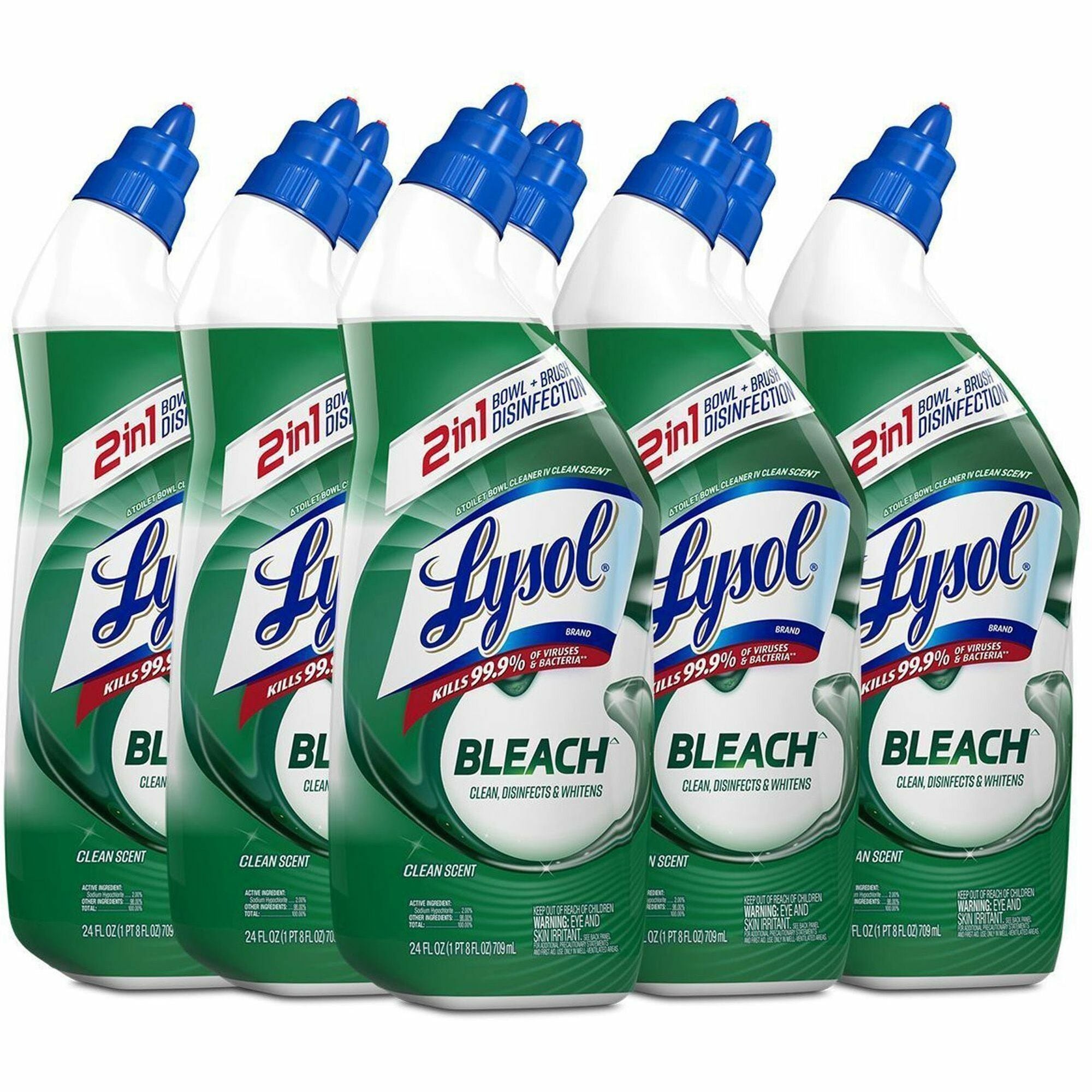 lysol-bleach-toilet-bowl-cleaner-24-fl-oz-08-quartbottle-9-carton-disinfectant-deodorize-blue_rac98014ct - 1