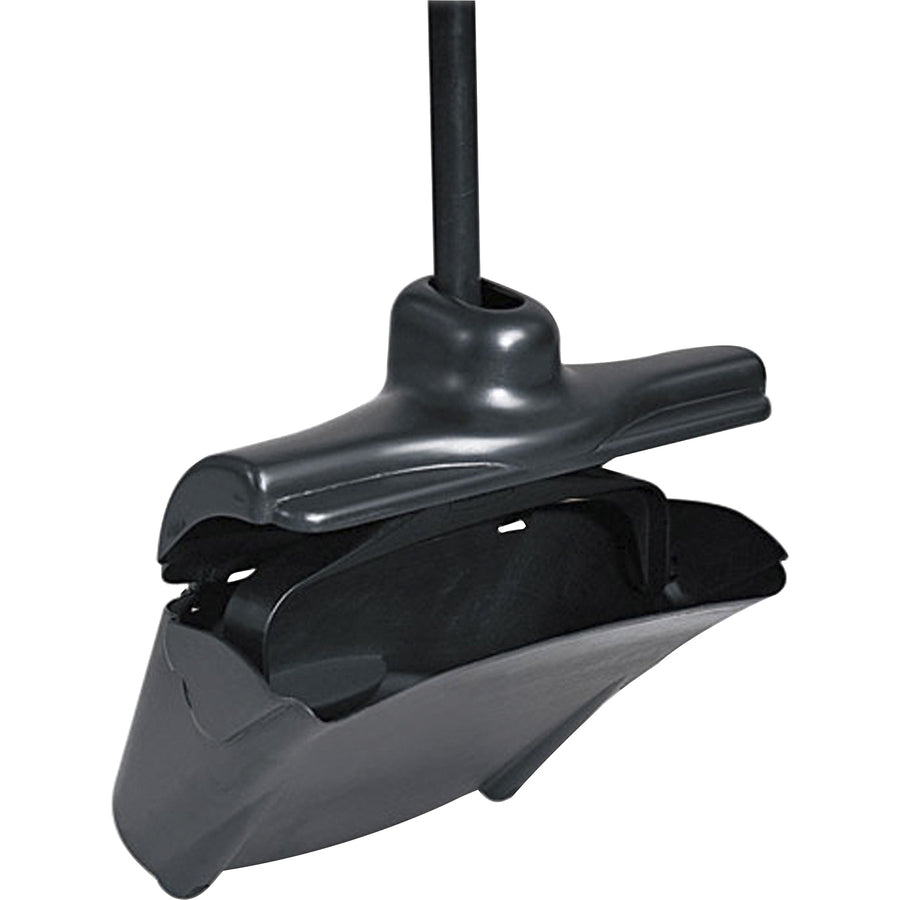 rubbermaid-commercial-lobby-pro-upright-dust-pan-plastic-black-6-carton_rcp253200blact - 2