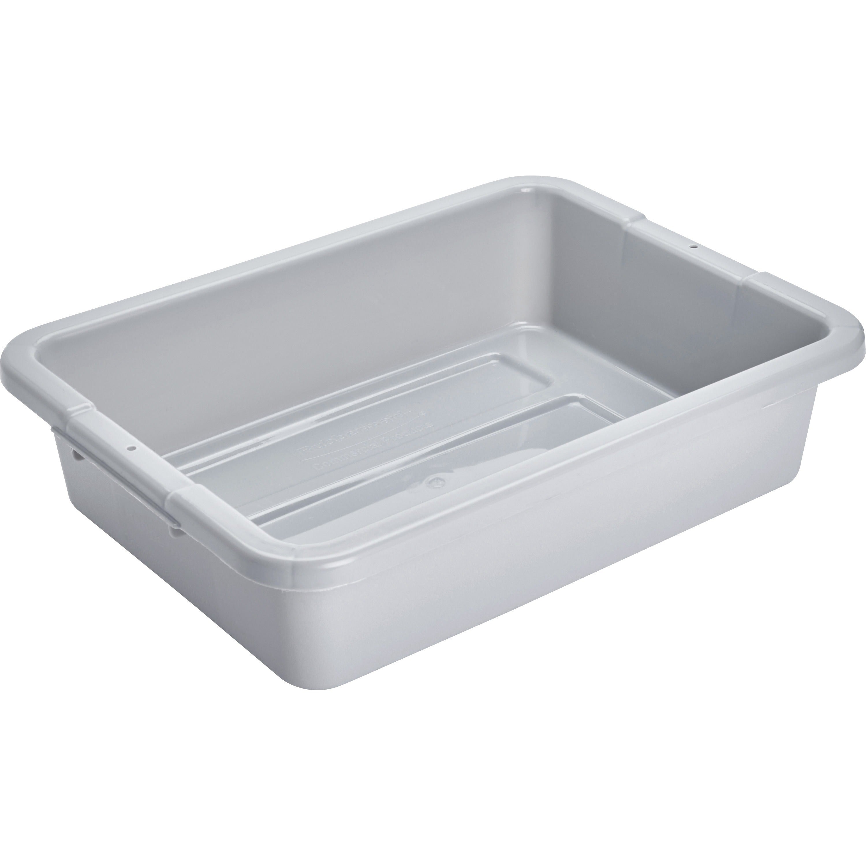 rubbermaid-commercial-46g-bus-utility-box-dishwasher-safe-gray-plastic-body-12-carton_rcp3349gract - 1