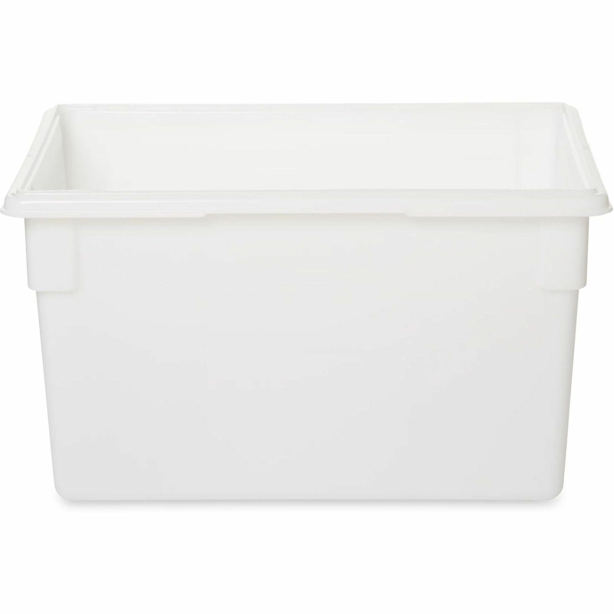 Rubbermaid Commercial 21.5-Gallon Food/Tote Boxes - Transporting, Storing - Dishwasher Safe - Clear - Plastic, Polycarbonate Body - 6 / Carton - 2