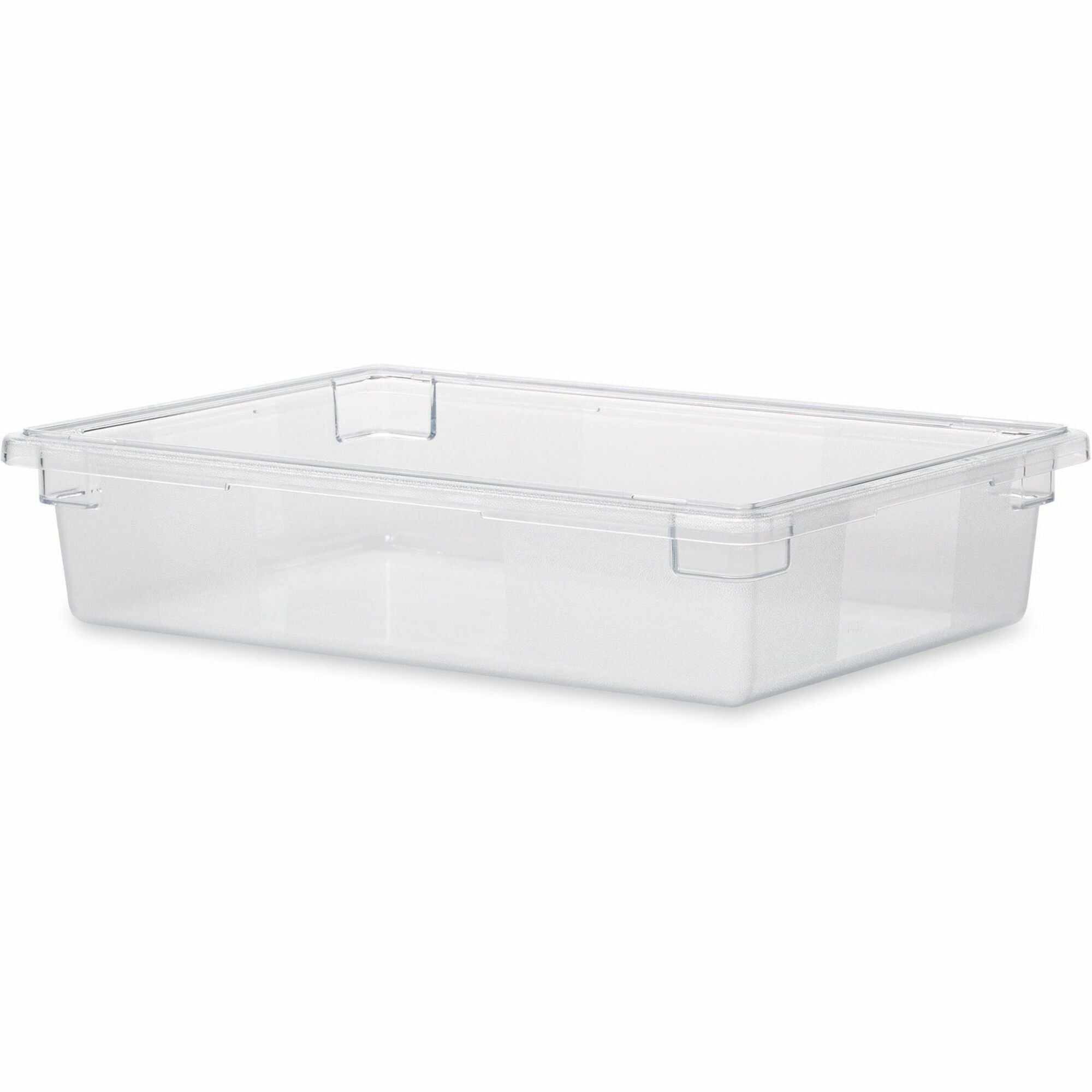 rubbermaid-commercial-85-gallon-food-tote-boxes-transporting-storing-dishwasher-safe-clear-plastic-polycarbonate-body-6-carton_rcp3308clect - 1