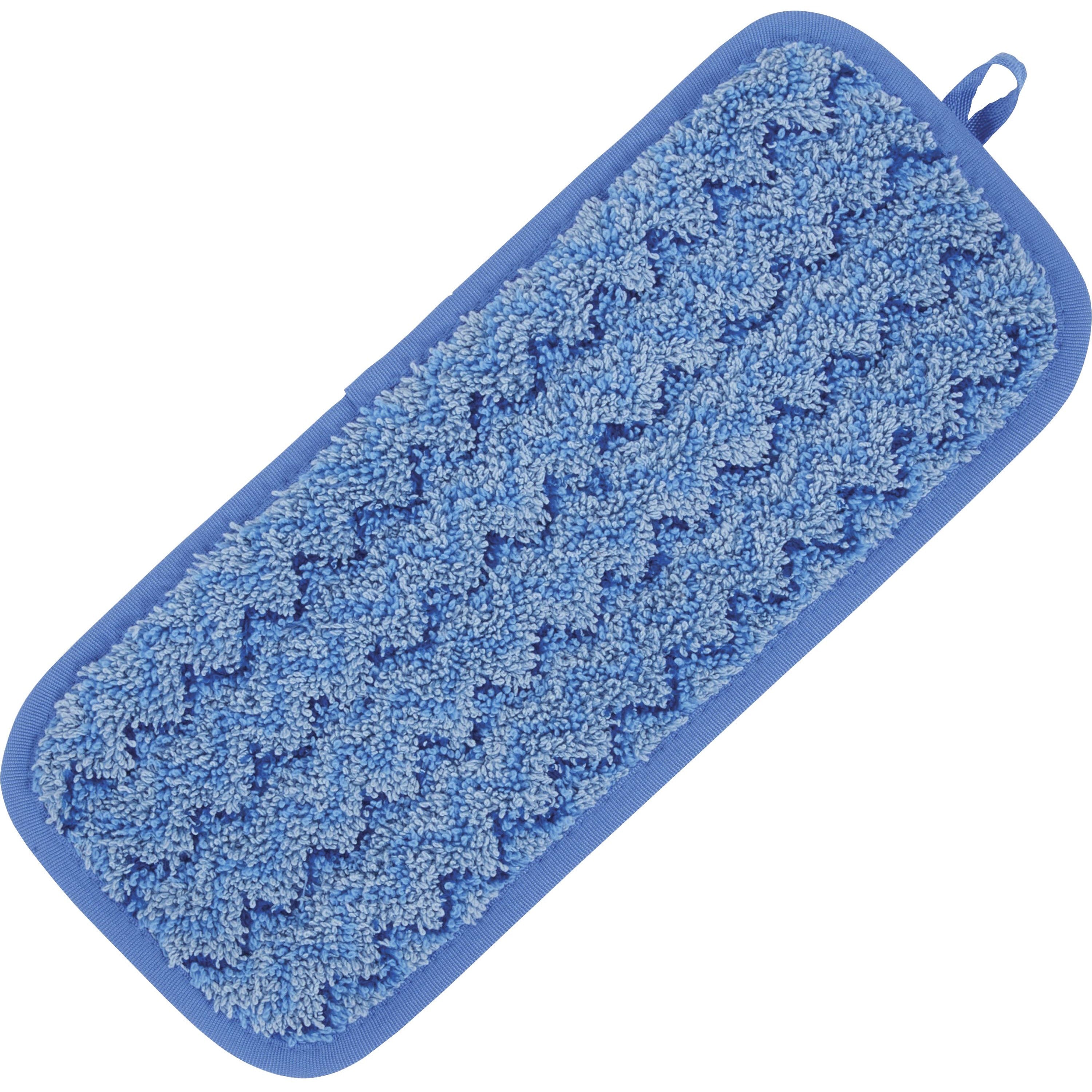 rubbermaid-commercial-hygen-11-microfiber-wet-mop-11-microfiber-head-hook-&-loop-backing-durable-6-carton-blue_rcpq820bluct - 1