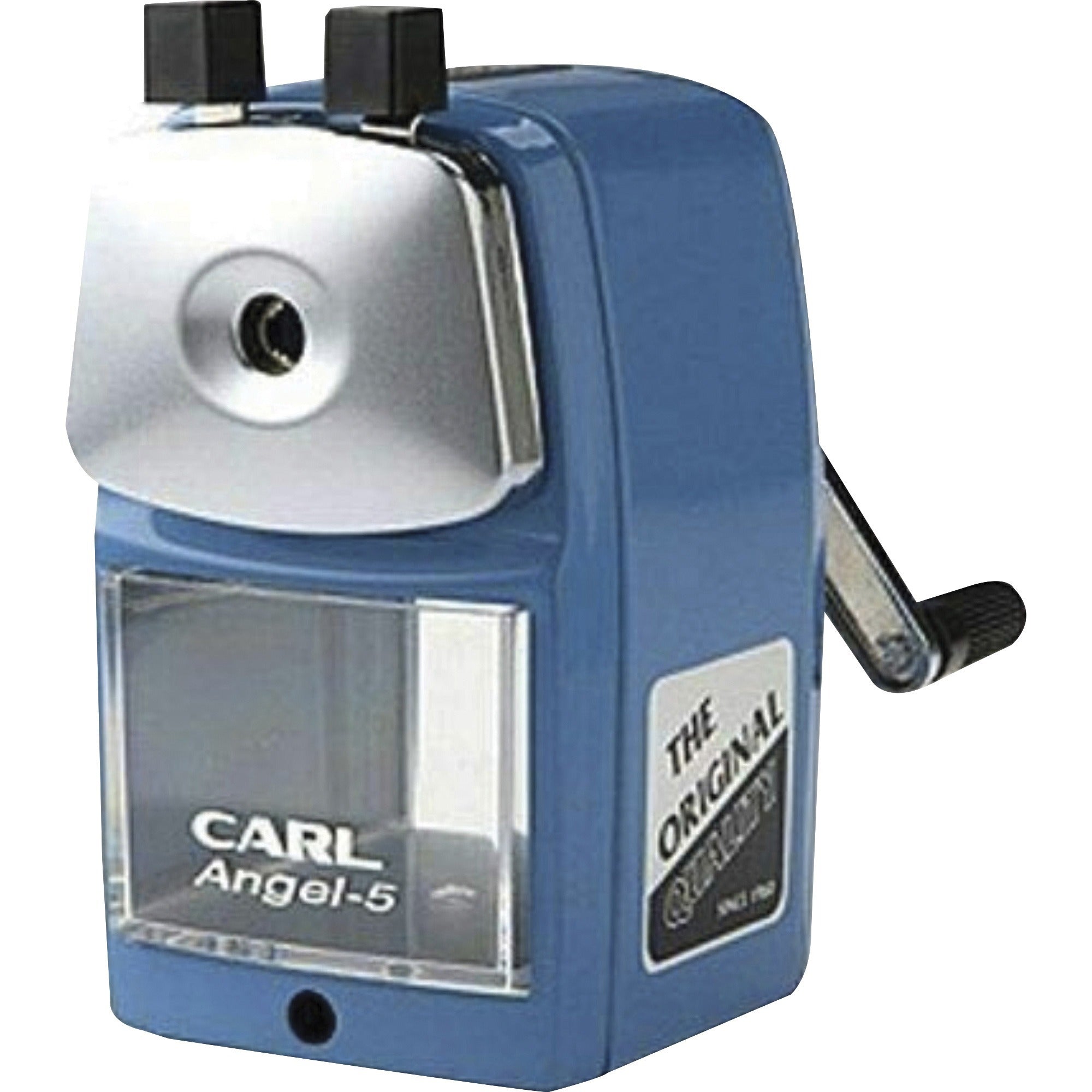 carl-angel-5-pencil-sharpener-desktop-5-height-x-28-width-steel-aluminum-blue-1-each_cui19016 - 1