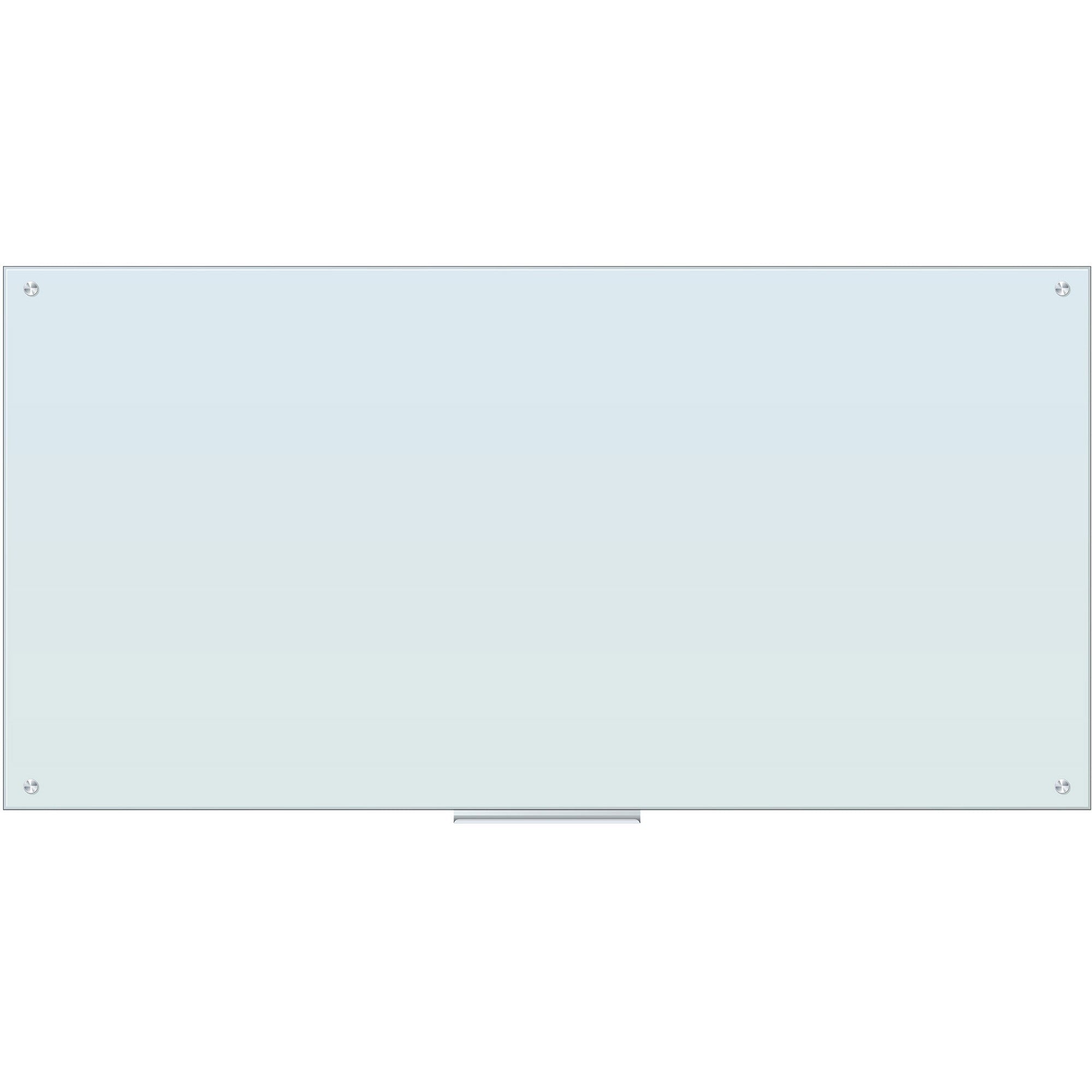 u-brands-magnetic-glass-dry-erase-board-35-29-ft-width-x-70-58-ft-height-frosted-white-tempered-glass-surface-rectangle-horizontal-vertical-magnetic-1-each_ubr2300u0001 - 1