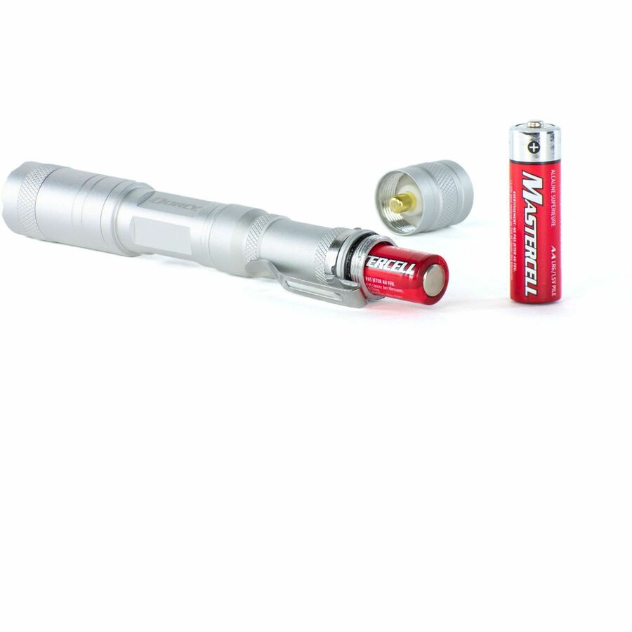 dorcy-active-series-lightweight-flashlight-250-lm-lumen-2-x-aa-battery-metal-aircraft-aluminum-water-resistant-impact-resistant-black_dcy414117 - 2