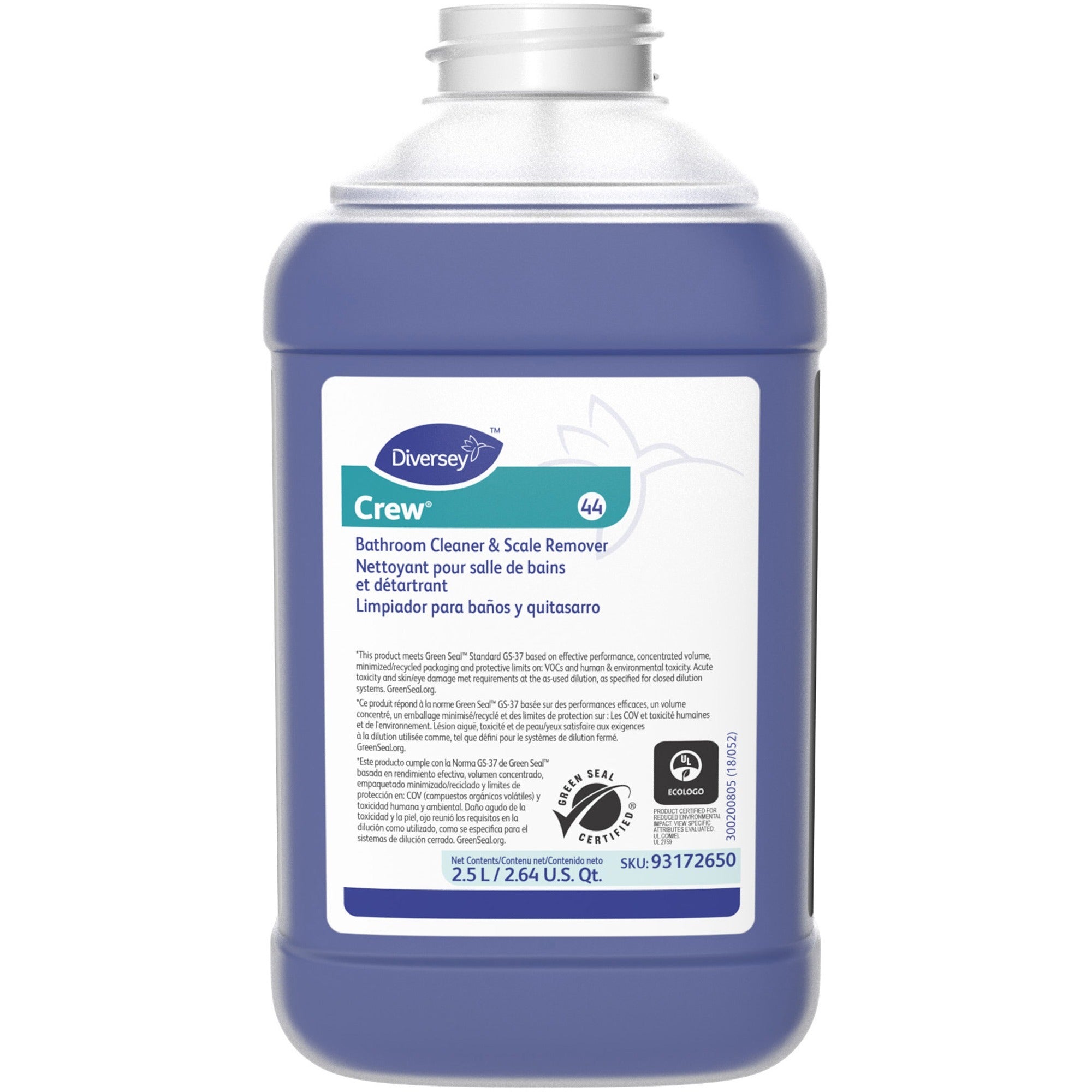 diversey-crew-bath-cleaner-&-scale-remover-845-fl-oz-26-quart-fresh-clean-scent-2-carton-non-corrosive-streak-free-purple_dvo93172650 - 1