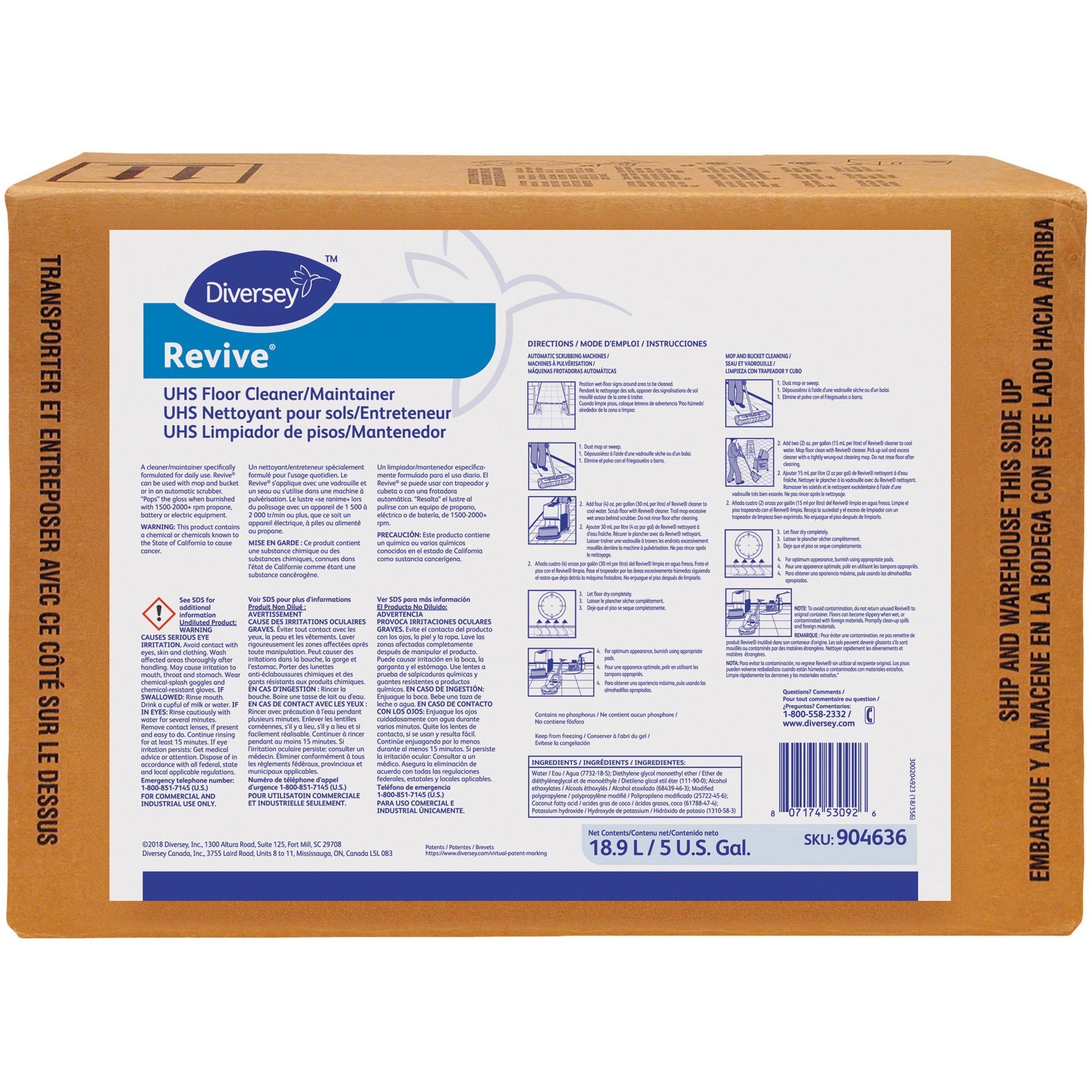 diversey-floor-cleaner-maintainer-640-fl-oz-20-quart-sweet-scent-1-each-fast-acting-quick-drying-pink_dvo904636 - 1