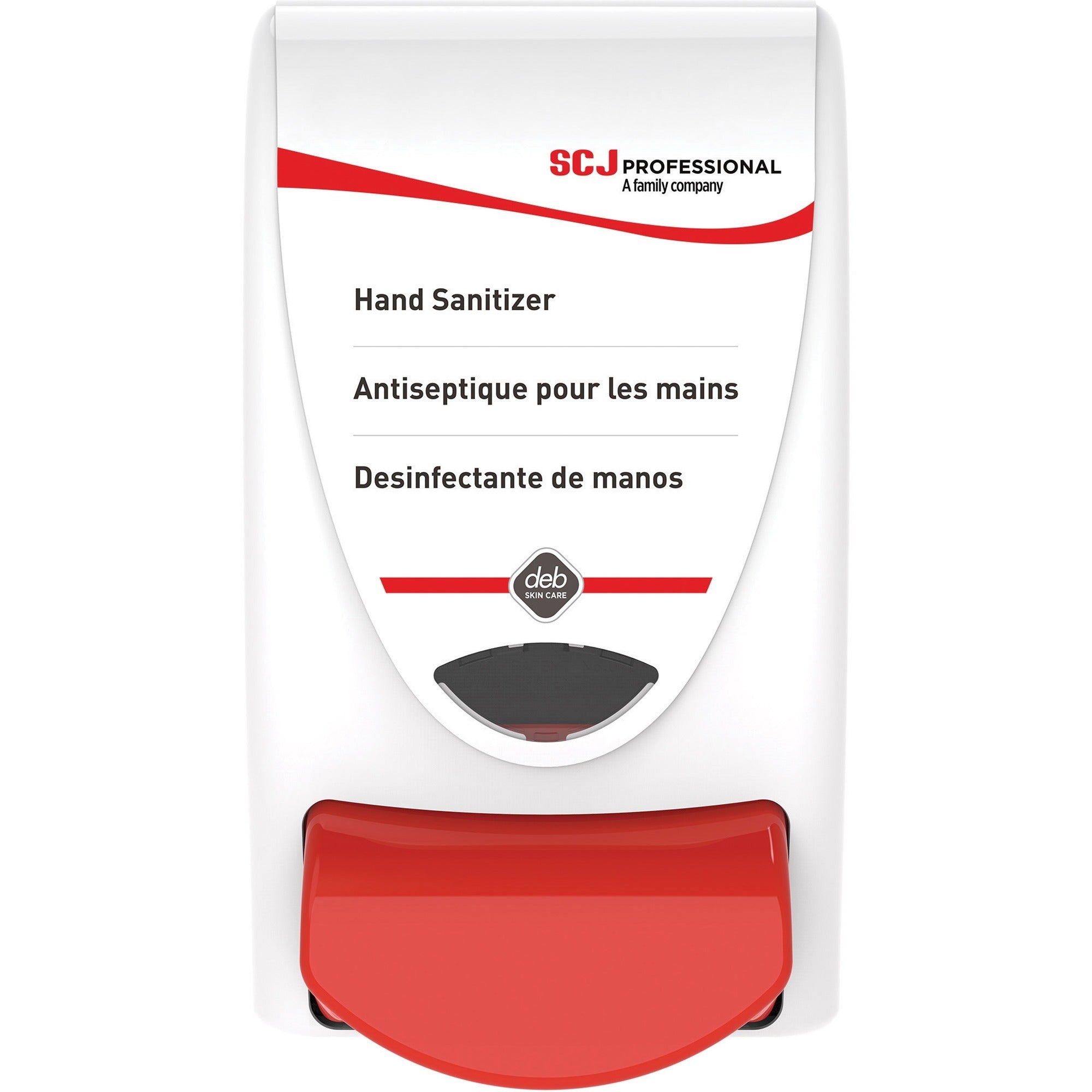 sc-johnson-sanitizer-dispenser-manual-106-quart-capacity-durable-vandal-resistant-damage-resistant-wall-mountable-antimicrobial-anti-bacterial-white-1each_sjnsan1lds - 1