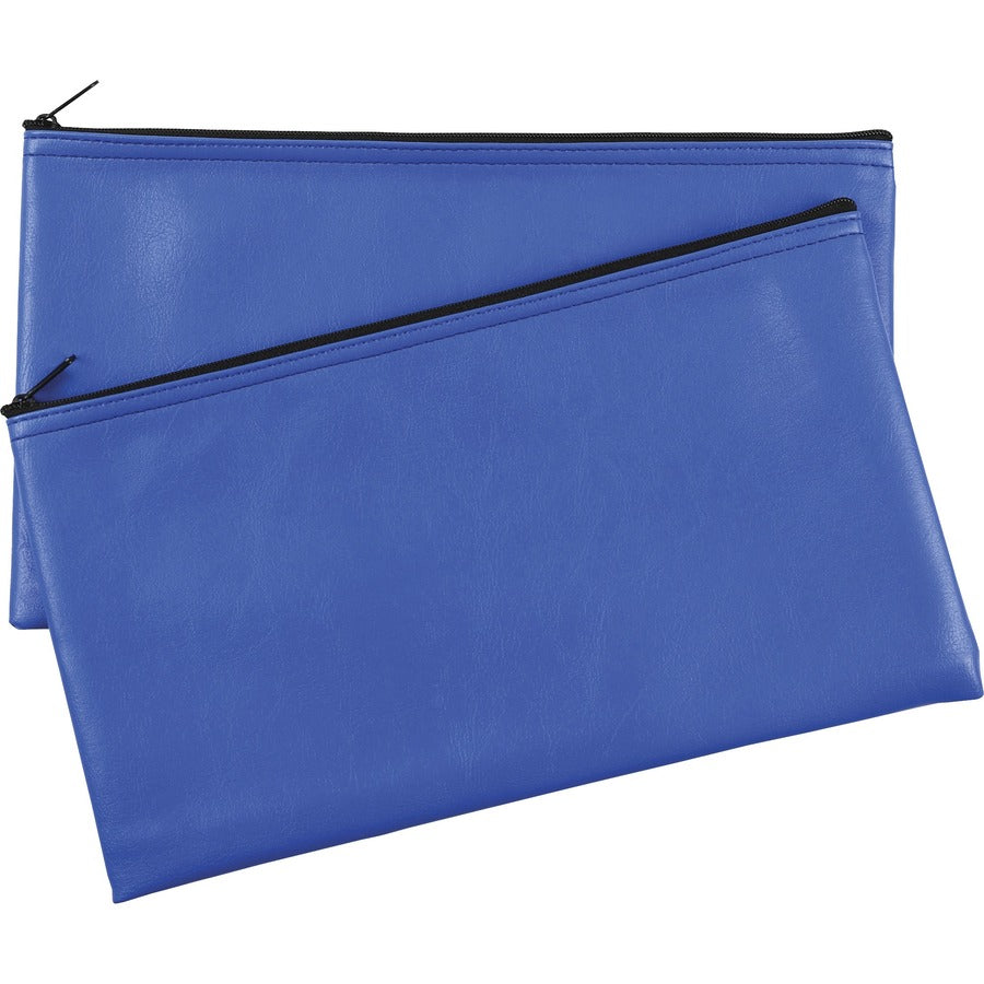 sparco-carrying-case-wallet-cash-check-receipt-office-supplies-blue-polyvinyl-chloride-pvc-body-x-11-width-x-6-depth-2-pack_spr00087 - 2