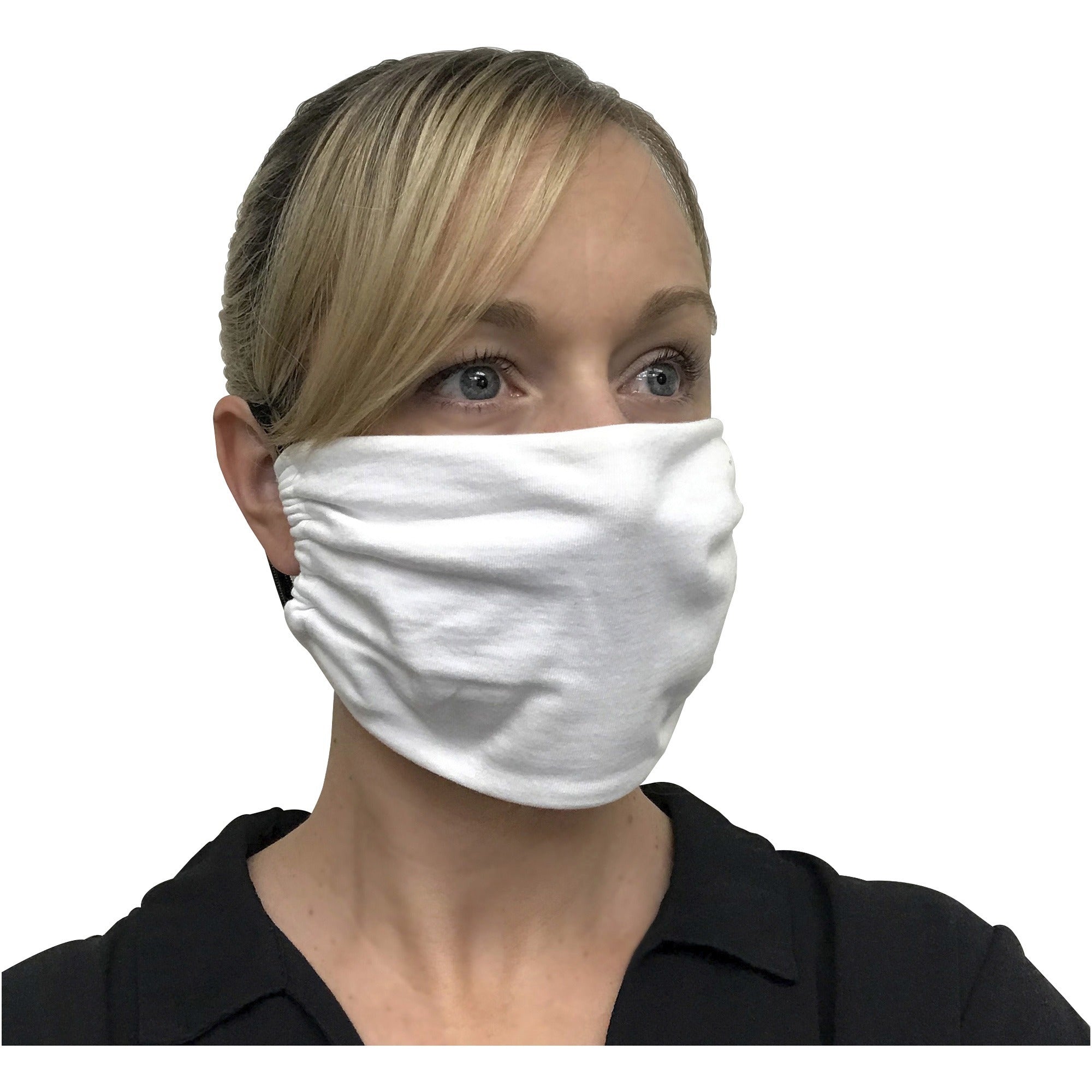 ifb-solutions-elastic-ear-loops-face-mask-recommended-for-face-white-earloop-style-mask-comfortable-secure-fit-durable-rip-resistant-tear-resistant-washable-50-pack_ncw23110009 - 1