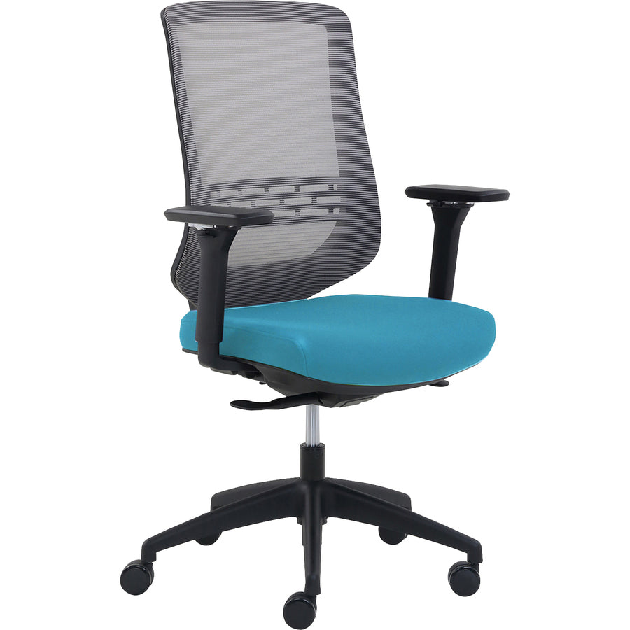 Lorell Fabric Slipcover - 19.70" Length x 19.70" Width - Fabric - Blue - 1 Each - 2