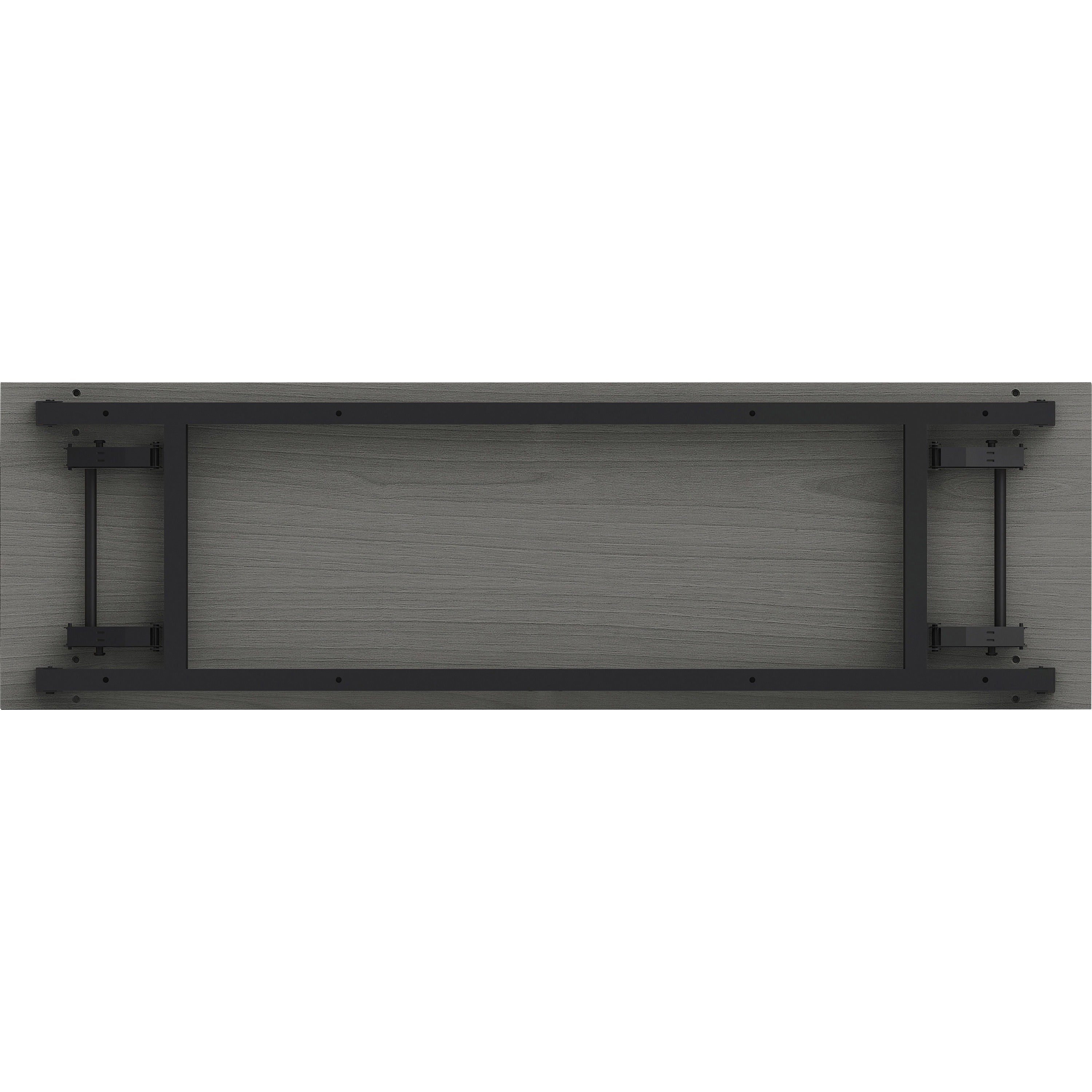 lorell-folding-training-table-for-table-topmelamine-top-x-60-table-top-width-x-18-table-top-depth-x-1-table-top-thickness-30-height-assembly-required-gray-1-each_llr60746 - 2