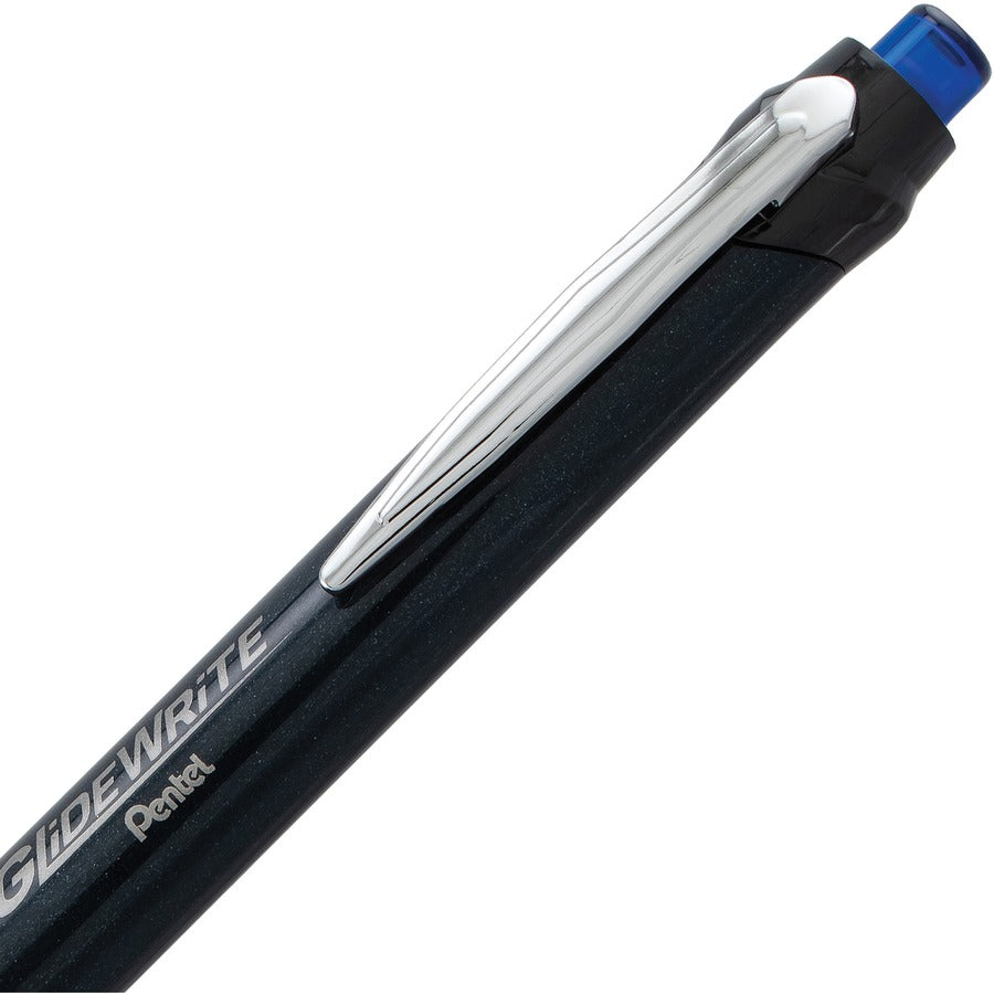 pentel-glidewrite-signature-gel-ballpoint-pen-1-mm-pen-point-size-blue-gel-based-ink-1-dozen_penbx930ac - 2