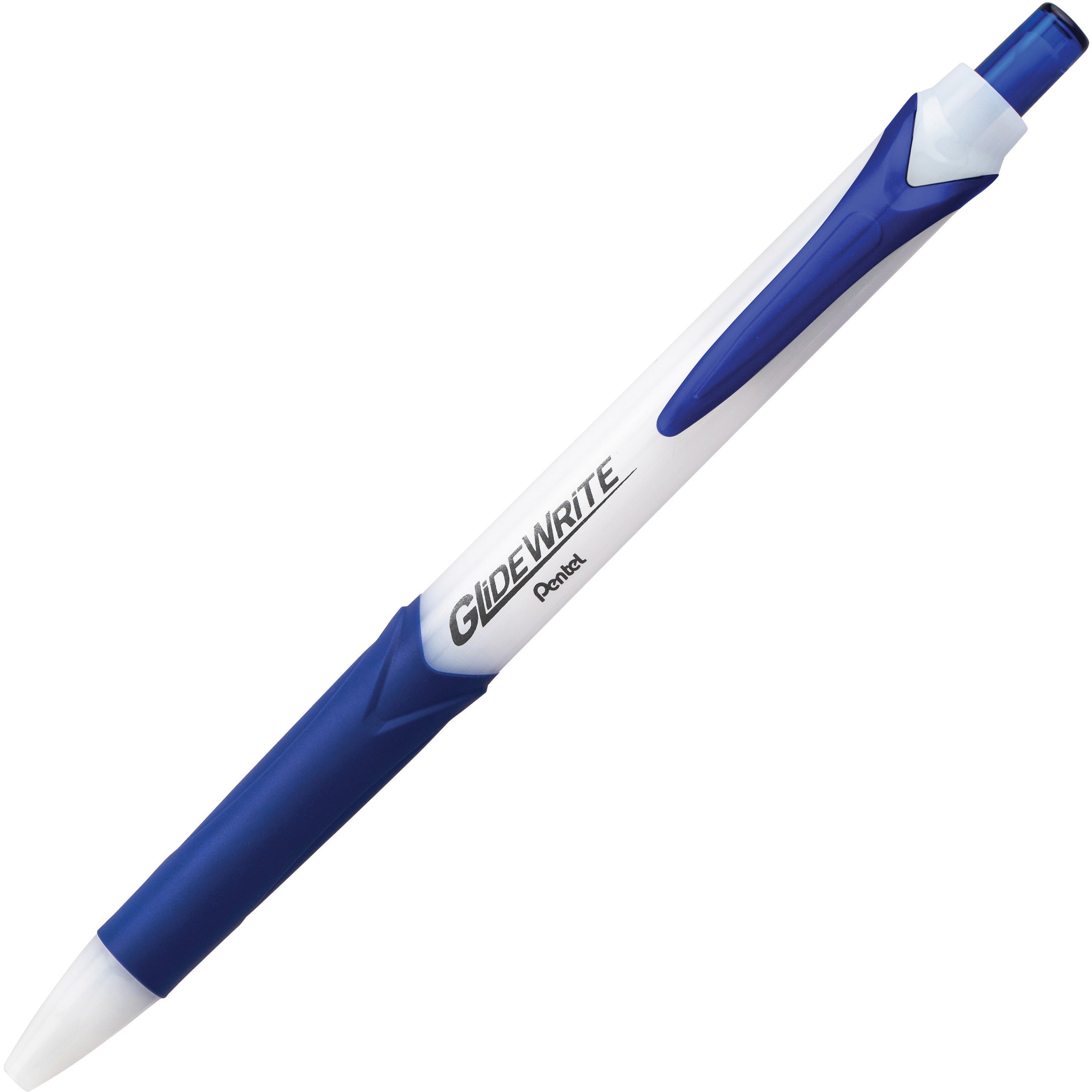pentel-glidewrite-10mm-ballpoint-pen-1-mm-pen-point-size-blue-gel-based-ink-12-pack_penbx910csw2 - 1