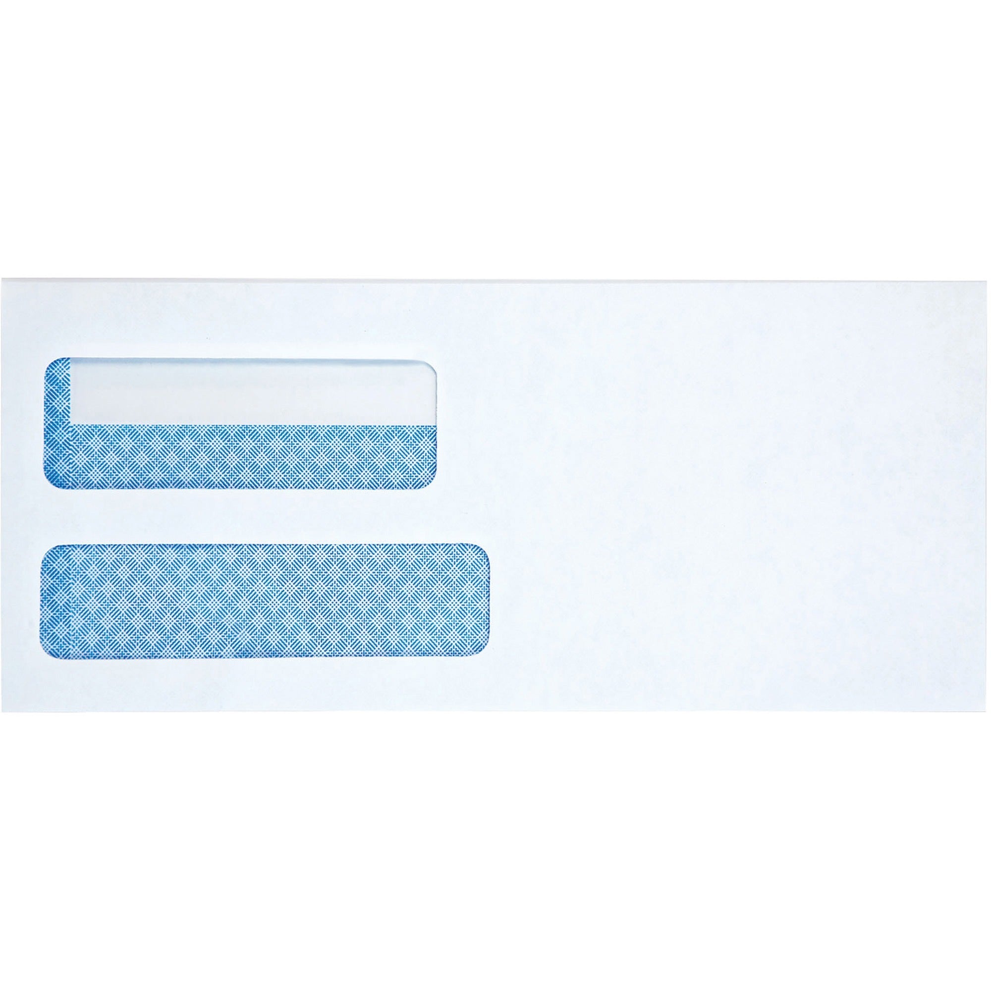 business-source-double-window-#10-envelopes-double-window-#10-24-lb-self-sealing-500-box-white_bsn03141 - 1