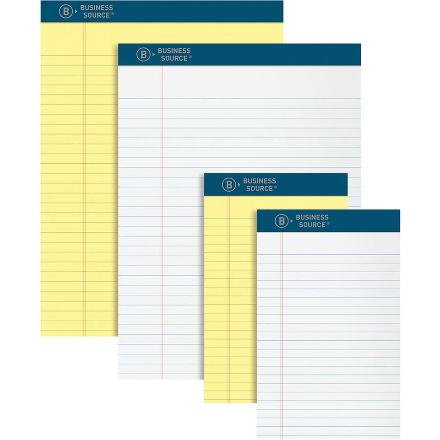 business-source-premium-writing-pad-250-x-85-x-118-tear-proof-sturdy-back-bleed-free-1-dozen_bsn03108 - 2