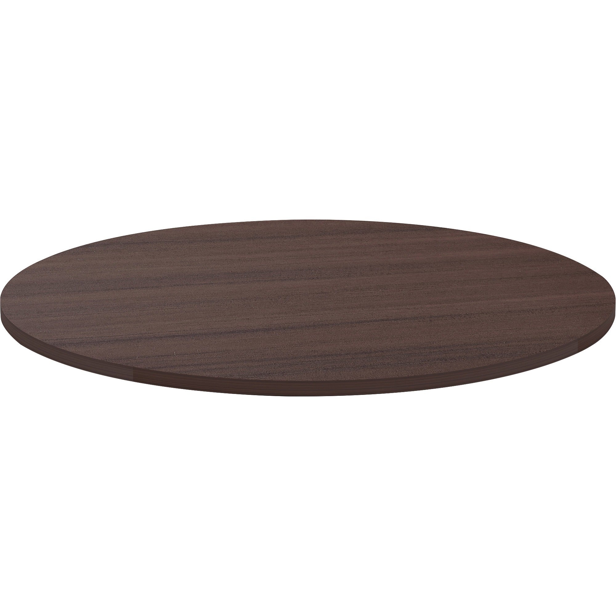 lorell-essentials-conference-tabletop-for-table-topespresso-round-top-contemporary-style-x-1-table-top-thickness-x-48-table-top-diameter-assembly-required-1-each_llr18256 - 1