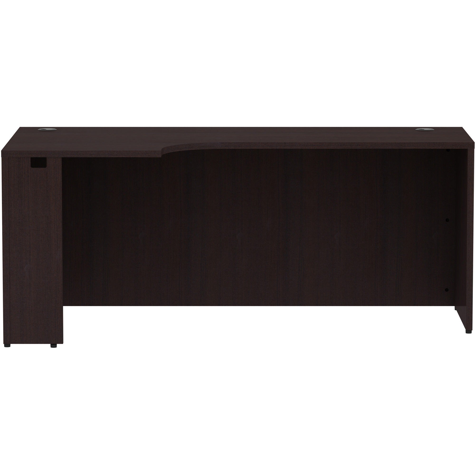 lorell-essentials-series-left-corner-credenza-72-x-36-x-24295-credenza-1-top-finish-espresso-laminate_llr18267 - 2