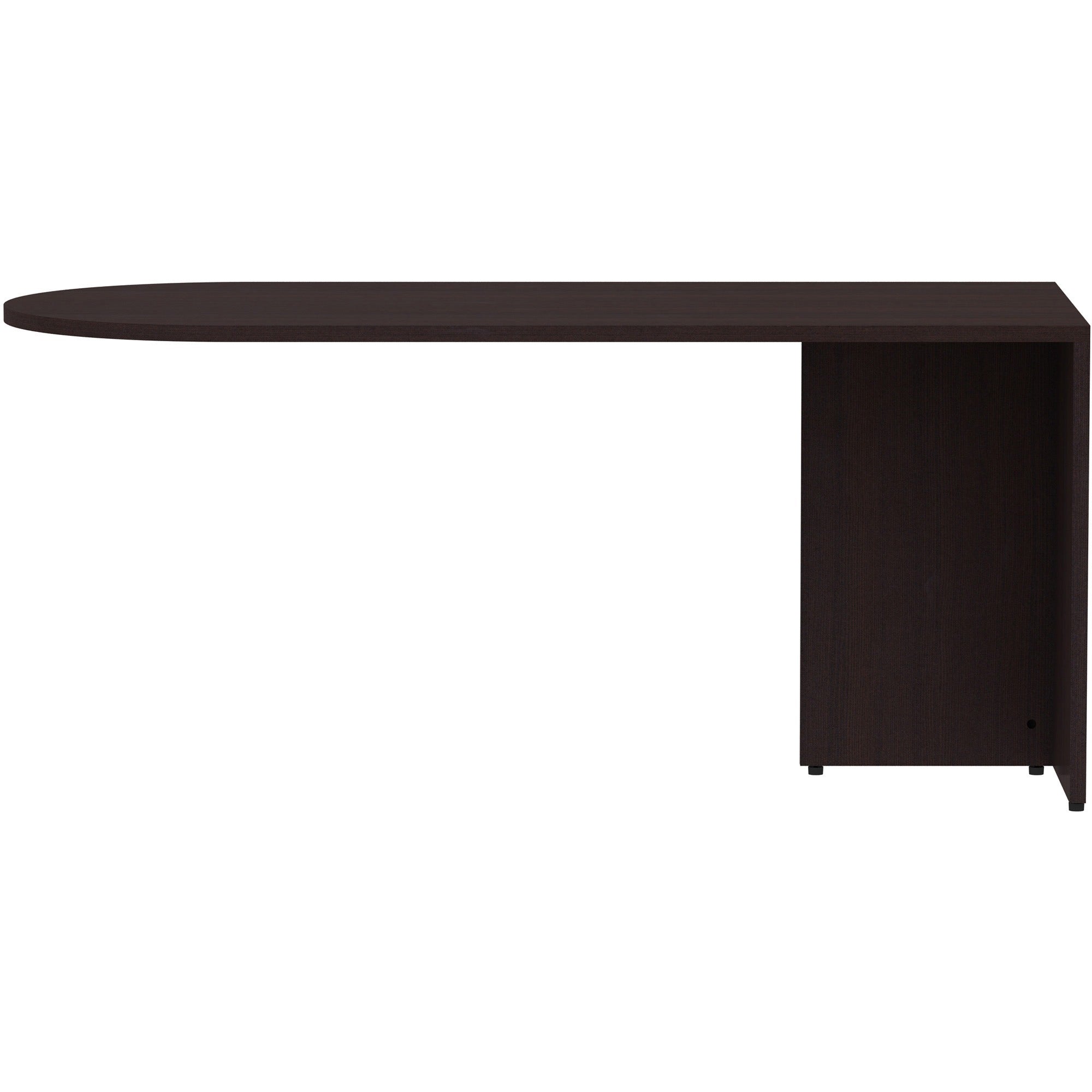 lorell-essentials-series-peninsula-desk-box-1-of-2-66-x-30295-desk-1-top-finish-espresso-laminate_llr18262 - 2