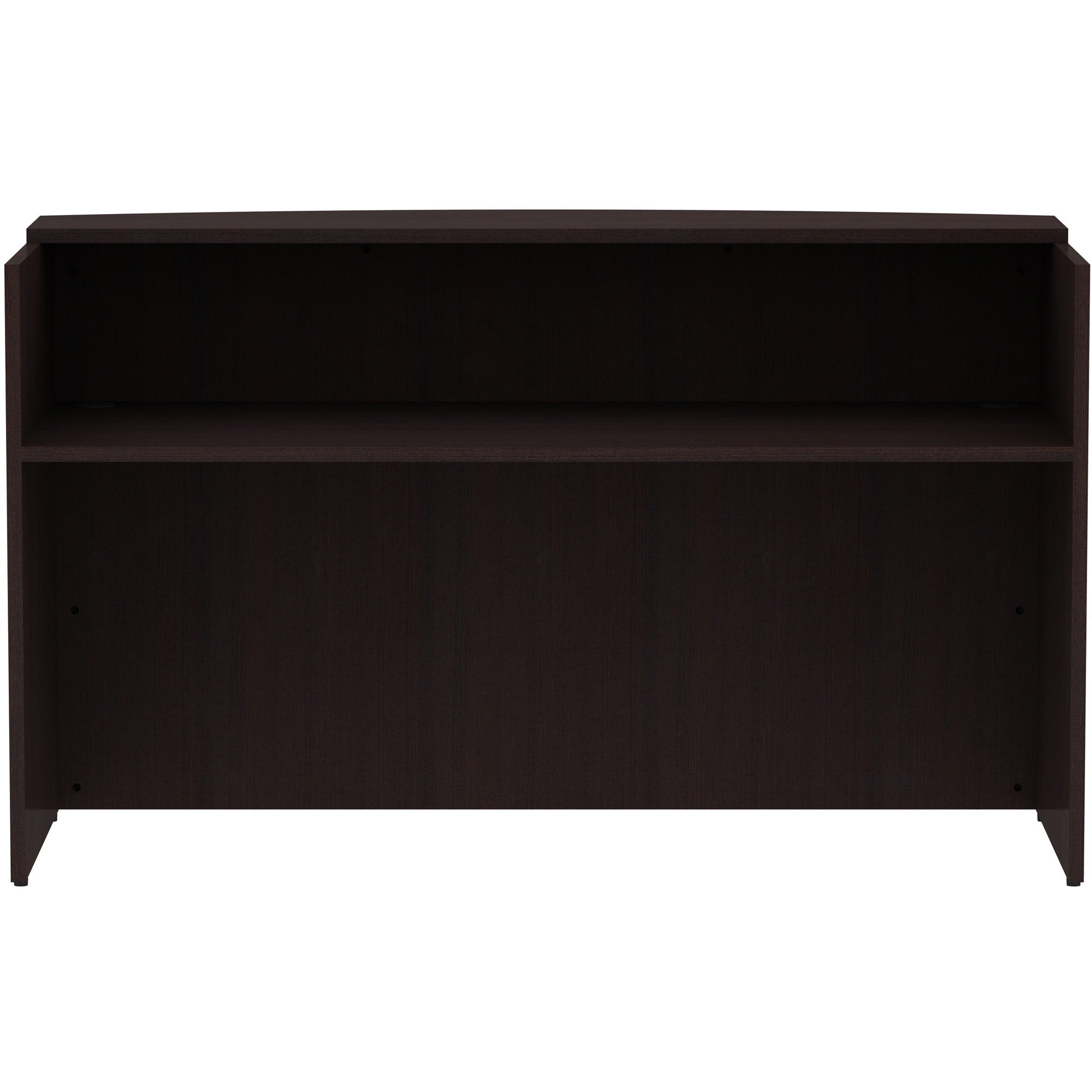 lorell-essentials-series-front-reception-desk-72-x-36425-desk-1-top-finish-espresso-laminate_llr18264 - 2