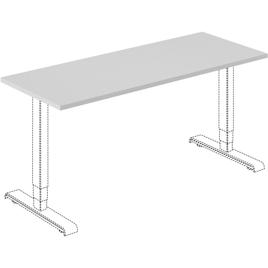 lorell-training-tabletop-for-table-topgray-rectangle-top-60-table-top-length-x-24-table-top-width-x-1-table-top-thickness-assembly-required-1-each_llr62596 - 2
