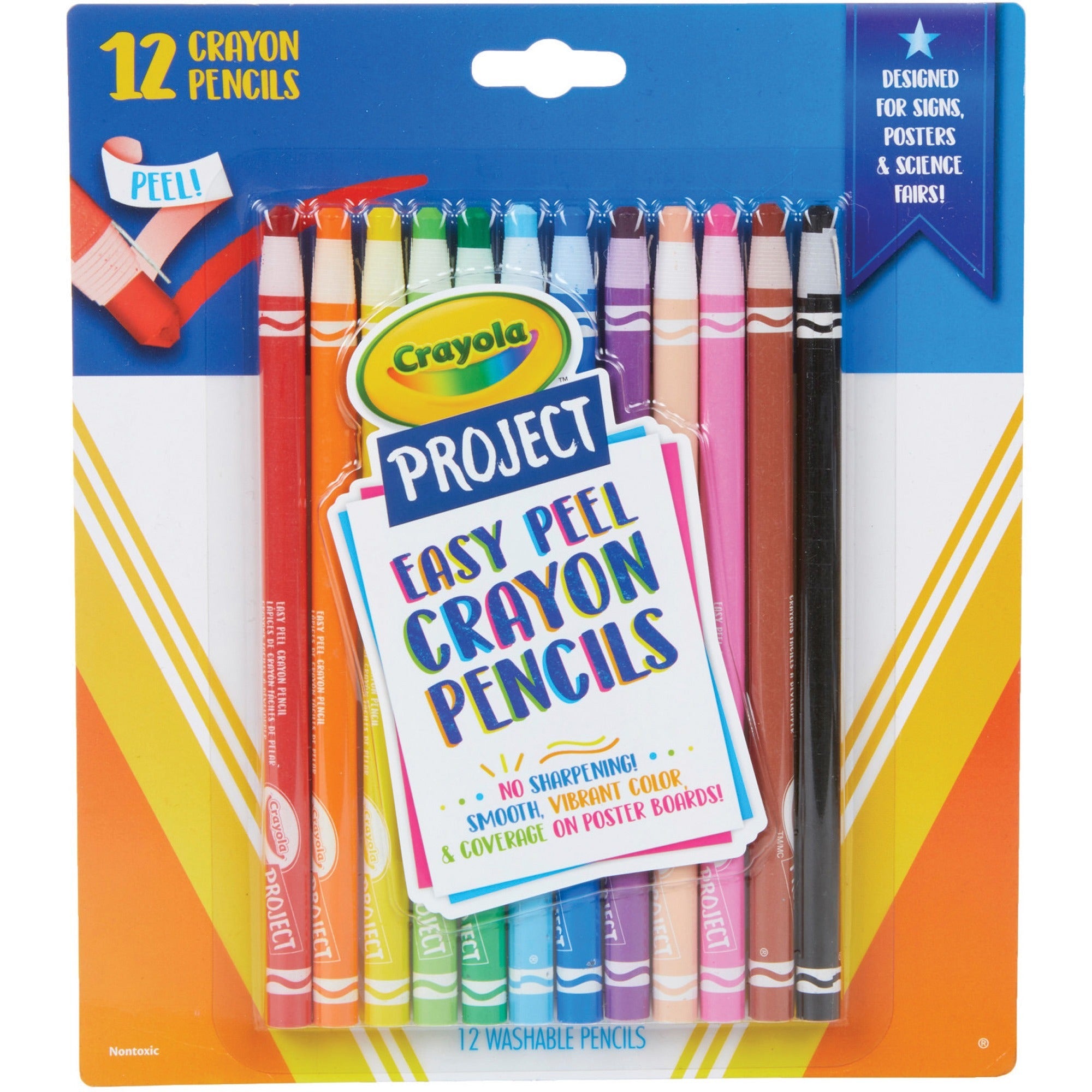 crayola-project-easy-peel-crayon-pencils-set-9-length-assorted-12-pack_cyo684604 - 1