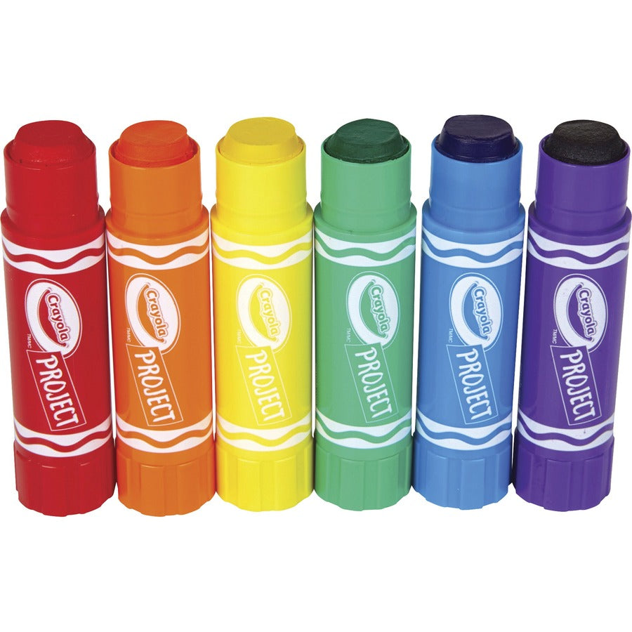 crayola-project-quick-dry-paint-sticks-6-pack-assorted_cyo541070 - 2