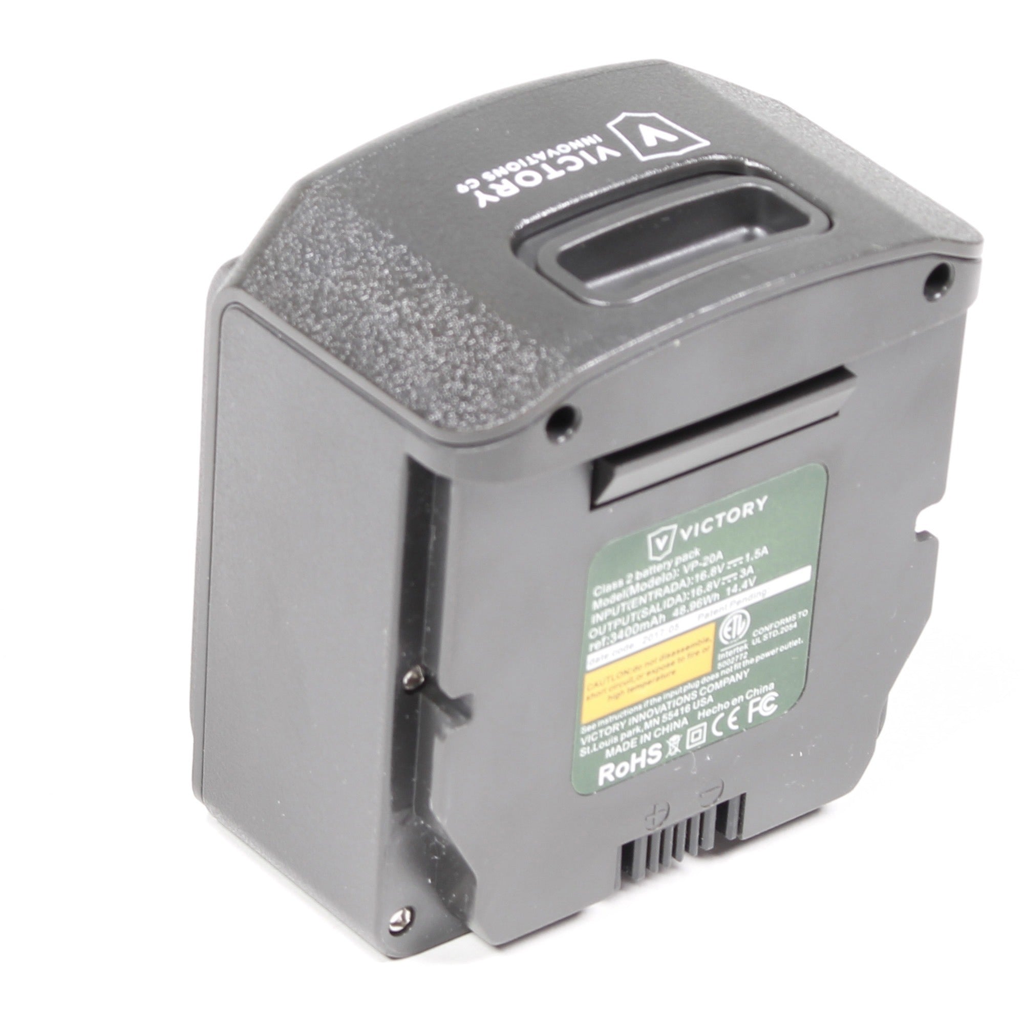 victory-vp20b-168-volt-lithium-ion-2x-battery-for-electrostatic-sprayer-battery-rechargeable-6800-mah-168-v-dc-1-each_vivvp20b - 2