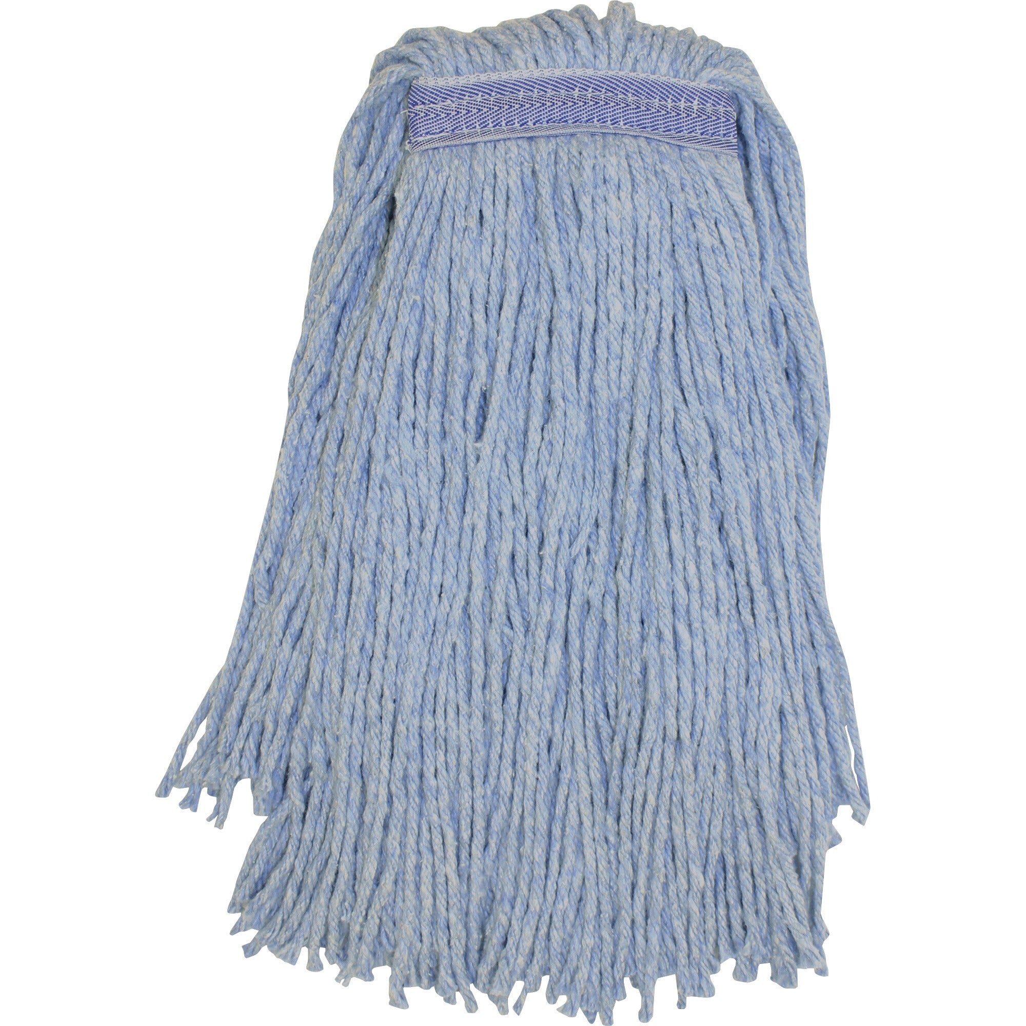Genuine Joe Blended Yarn Mophead - Yarn - Blue - 1Each