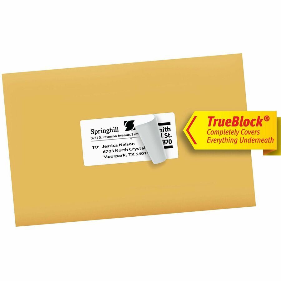 Avery TrueBlock Shipping Labels, Sure Feed Technology, Permanent Adhesive, 2" x 4" , 250 Labels (6427) - Avery Shipping Labels, Sure Feed, 2" x 4" , 250 Labels (6427) - 2