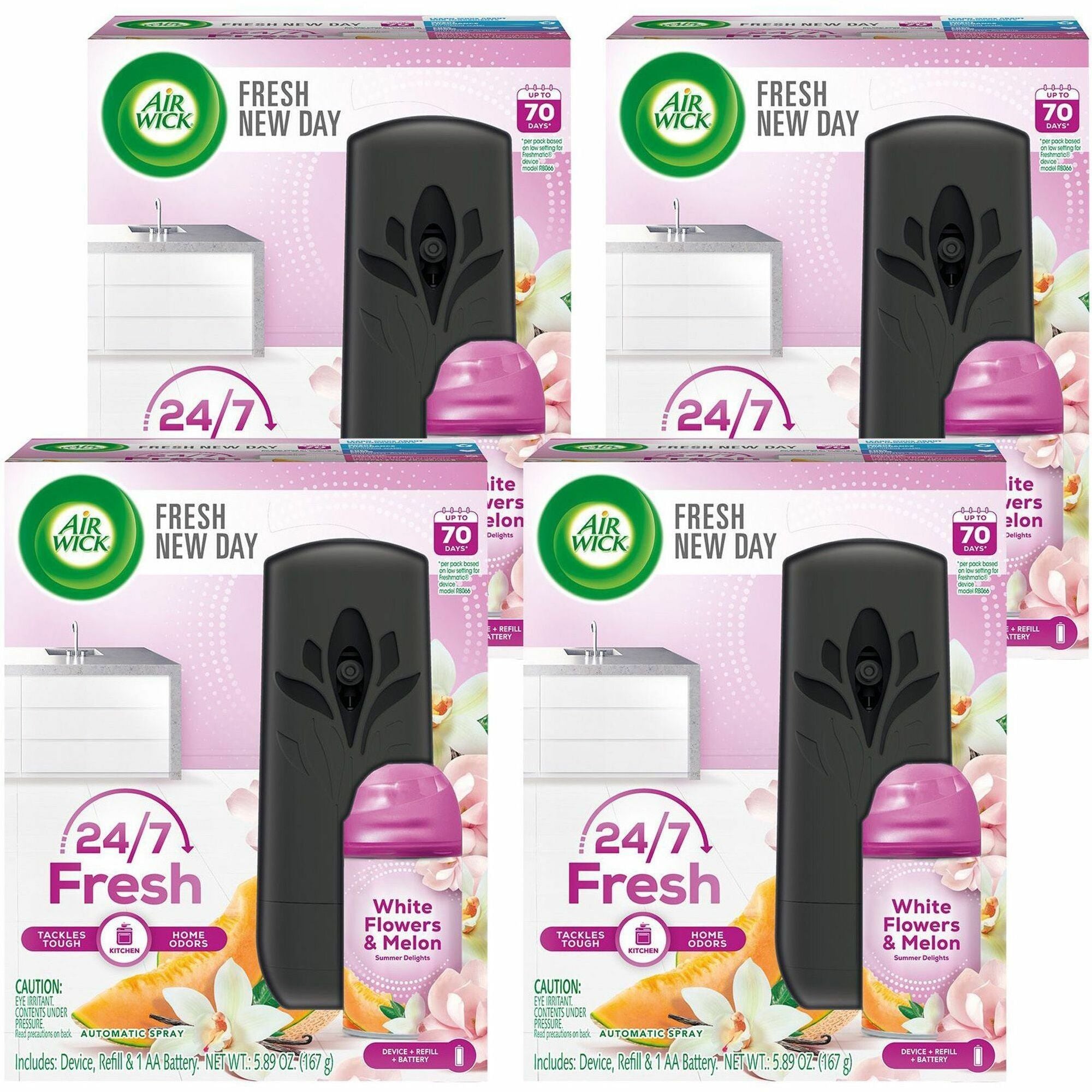 air-wick-pure-24-7-summer-air-spray-kit-spray-summer-delights-60-day-4-carton_rac88410ct - 1