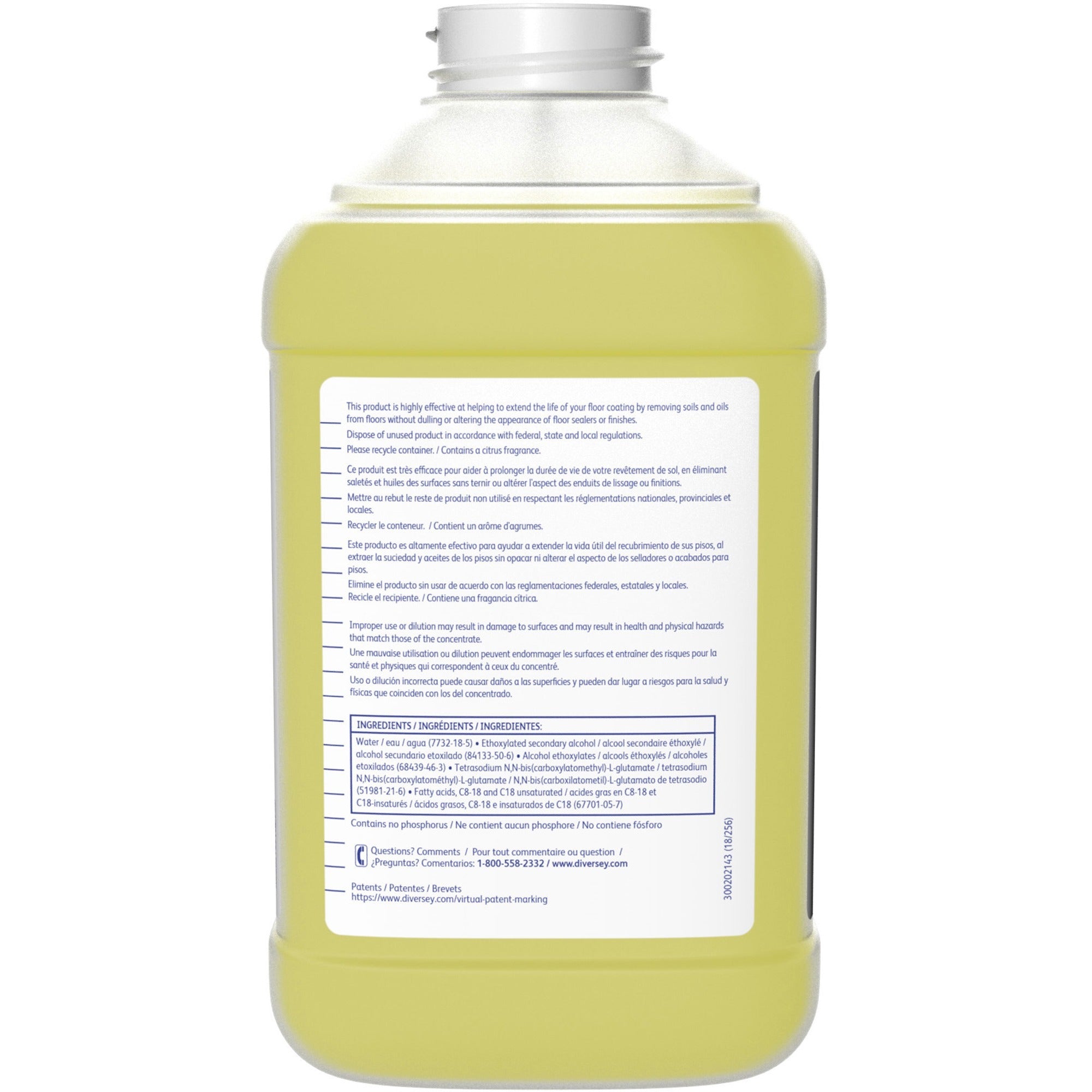 diversey-prominence-heavy-duty-floor-cleaner-845-fl-oz-26-quart-citrus-scent-2-pack-heavy-duty-rinse-free-ph-neutral-film-free-yellow_dvo94996466 - 2