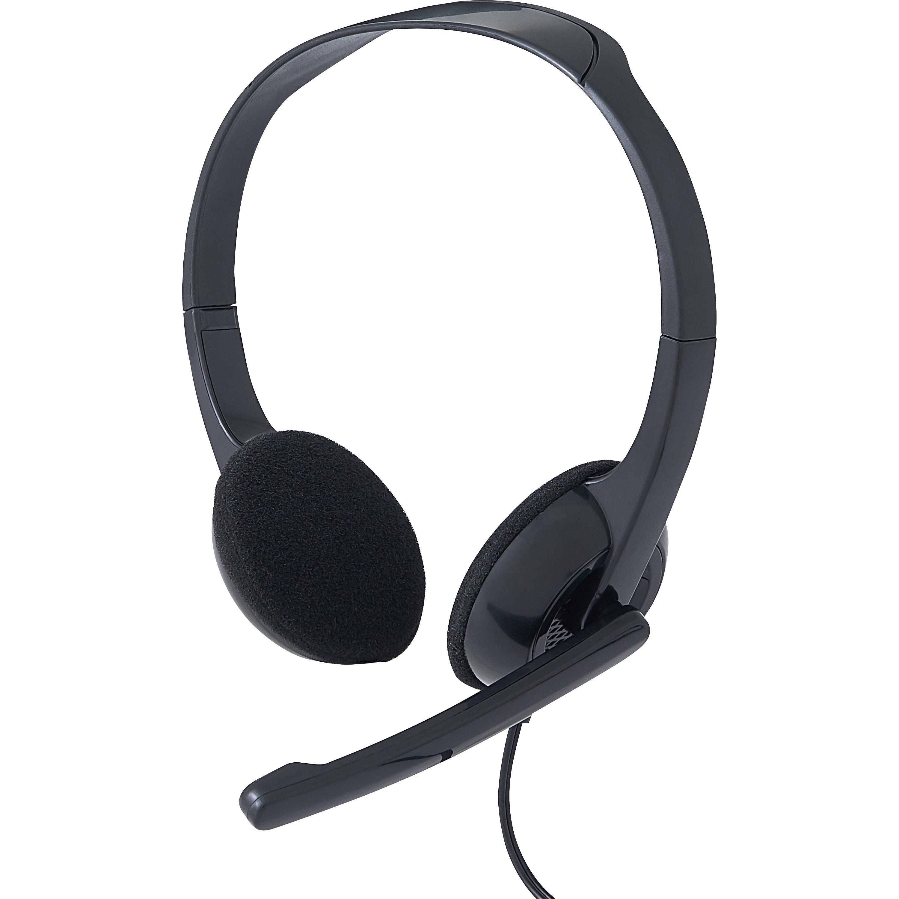 verbatim-stereo-headset-with-microphone-stereo-mini-phone-35mm-wired-32-ohm-20-hz-20-khz-over-the-head-binaural-circumaural-574-ft-cable-omni-directional-microphone_ver70721 - 1
