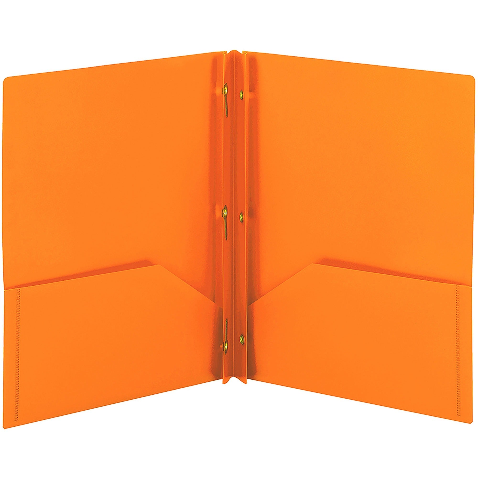 smead-letter-fastener-folder-8-1-2-x-11-180-sheet-capacity-2-x-double-tang-fasteners-2-inside-back-pockets-orange-72-carton_smd87735 - 1