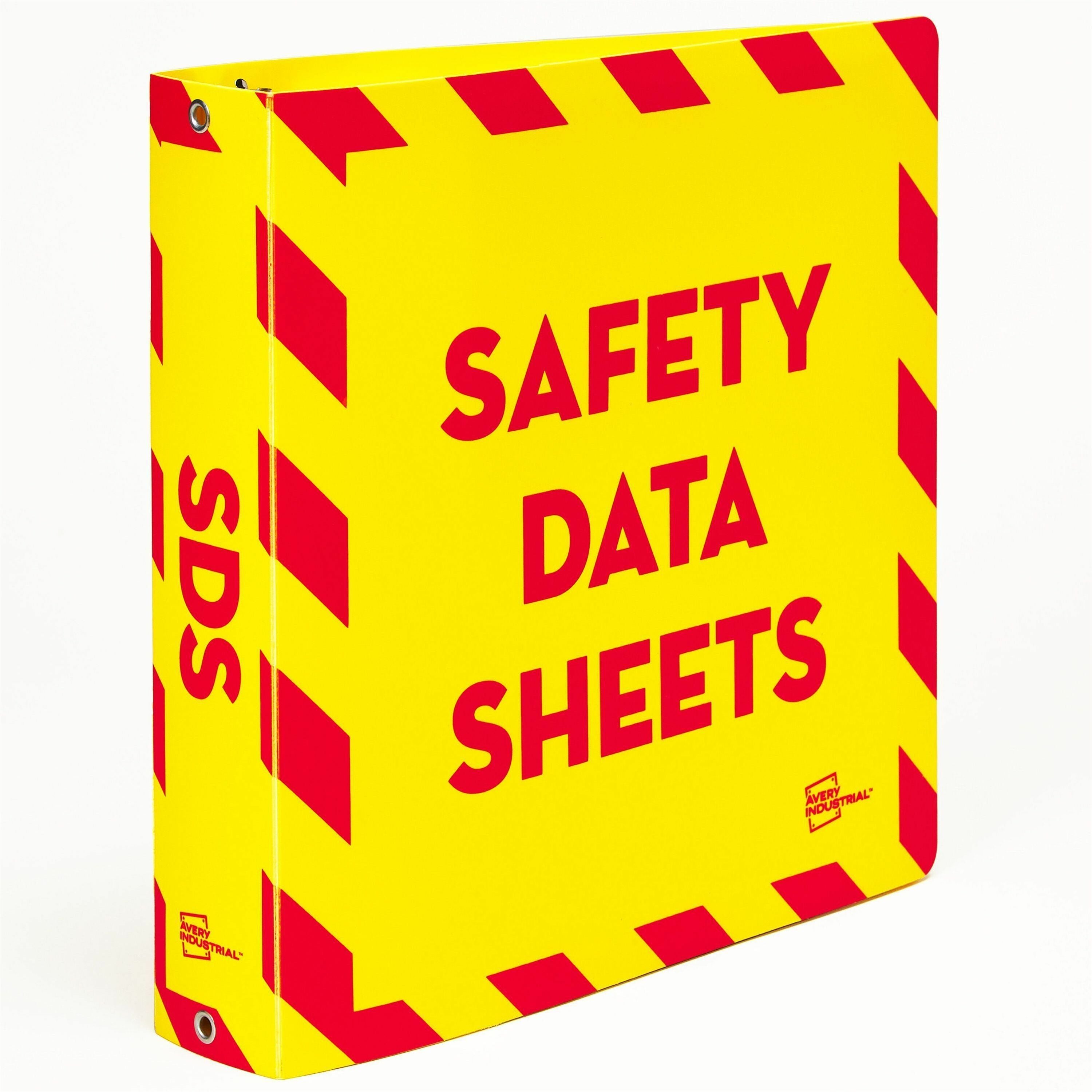 avery-ultraduty-ring-binder-letter-8-1-2-x-11-sheet-size-375-sheet-capacity-2-2-5-spine-width-150-ring-3-x-slant-ring-fasteners-polypropylene-yellow-durable-flexible-water-resistant-abrasion-resistant-chemical-resist_ave77711 - 1