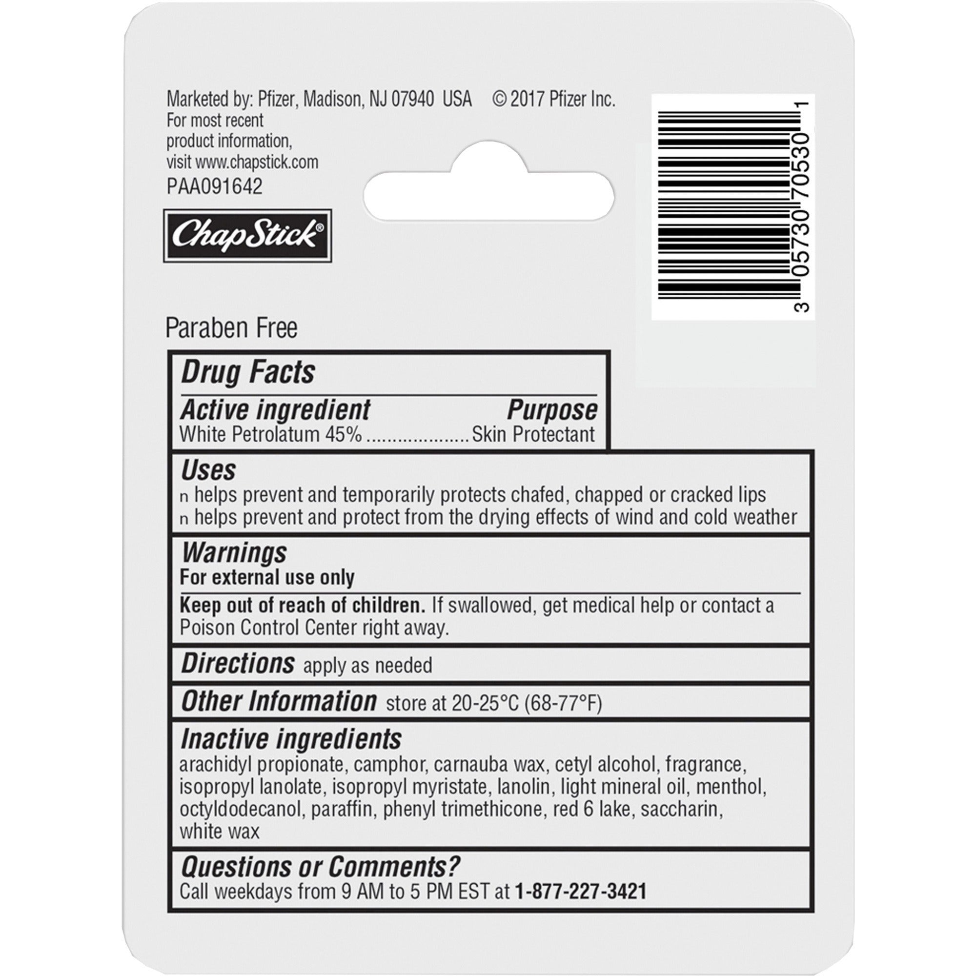 ChapStick Classic Cherry Lip Balm - 0.15 oz (4.3 g) - Cherry - Applicable on Lip - Skin - Portable - 1 Each - 2