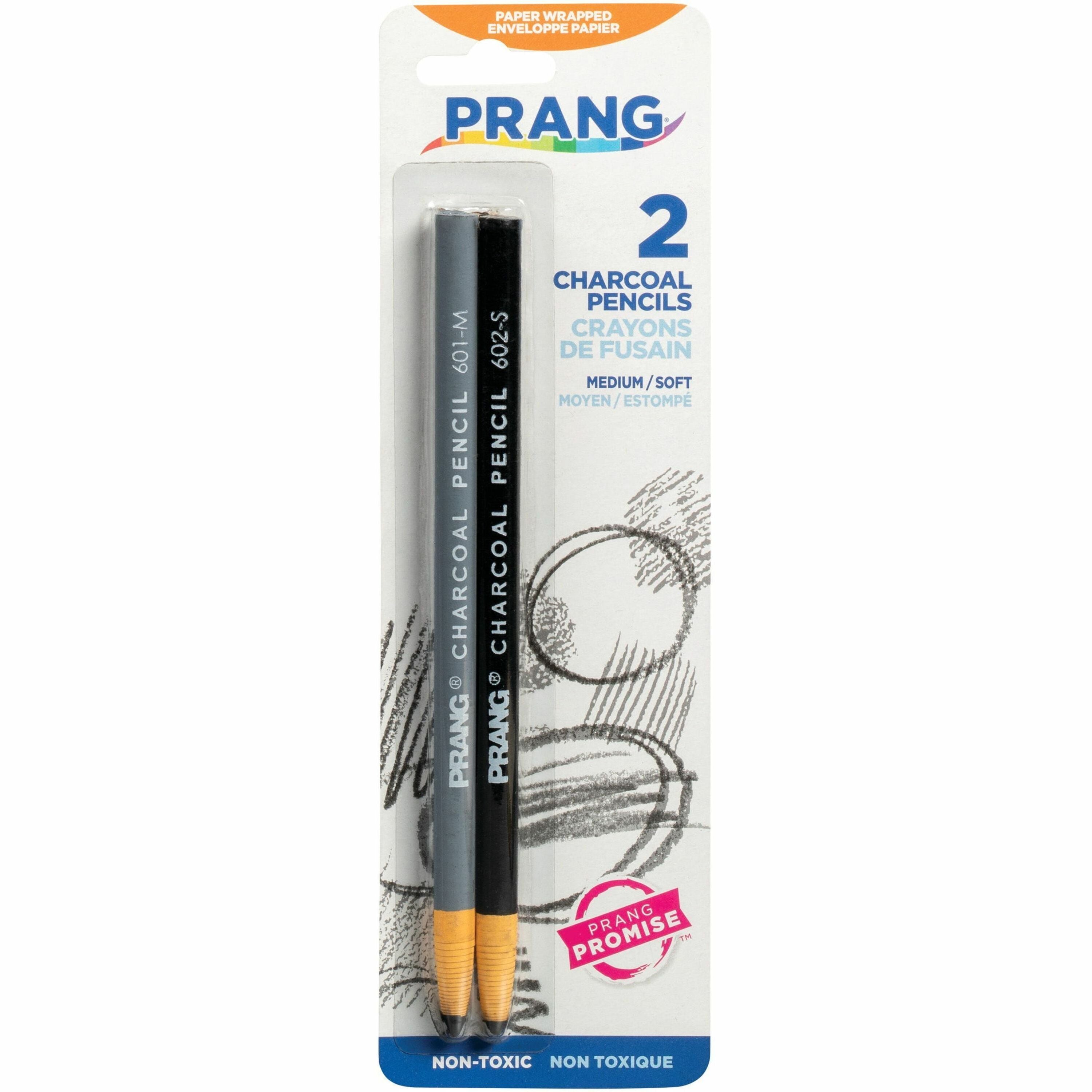 prang-charcoal-pencils-black-lead-2-each_dixx60300 - 1