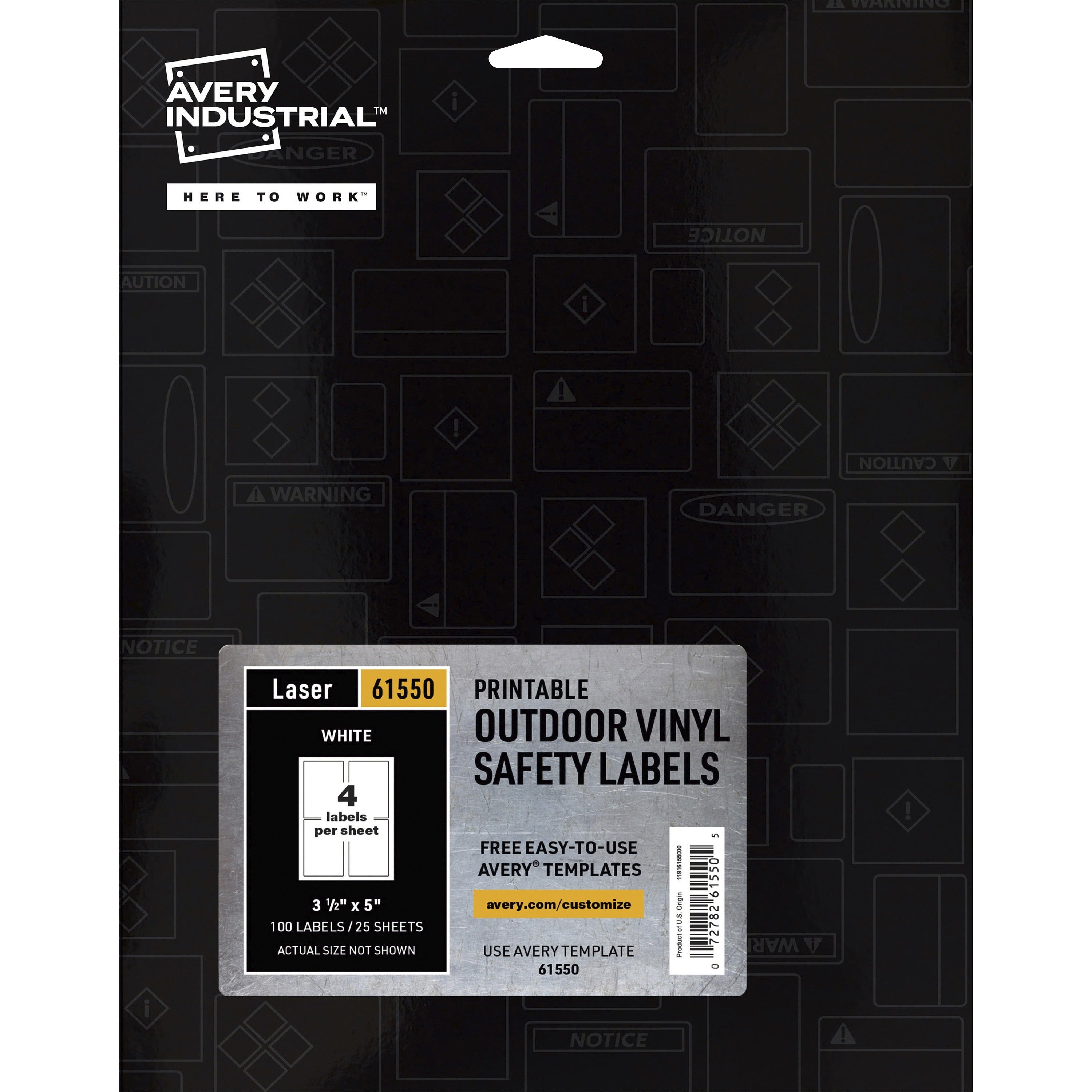 avery-adhesive-printable-vinyl-signs-waterproof-3-1-2-width-x-5-length-permanent-adhesive-rectangle-laser-white-vinyl-4-sheet-25-total-sheets-100-total-labels-100-label-print-to-the-edge-permanent-adhesive-customi_ave61550 - 1