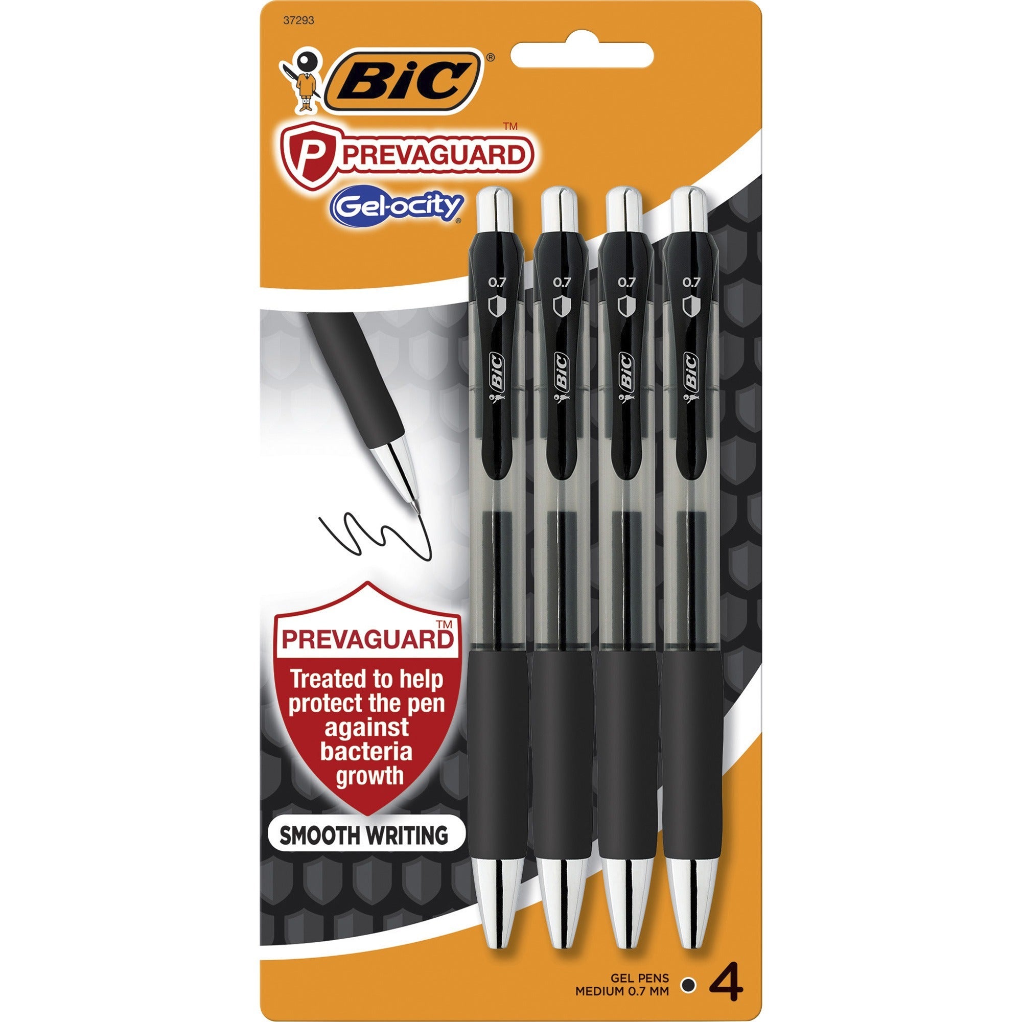 bic-prevaguard-gel-ocity-gel-pen-07-mm-pen-point-size-black-gel-based-ink-4-pack_bicrggap4bk - 1