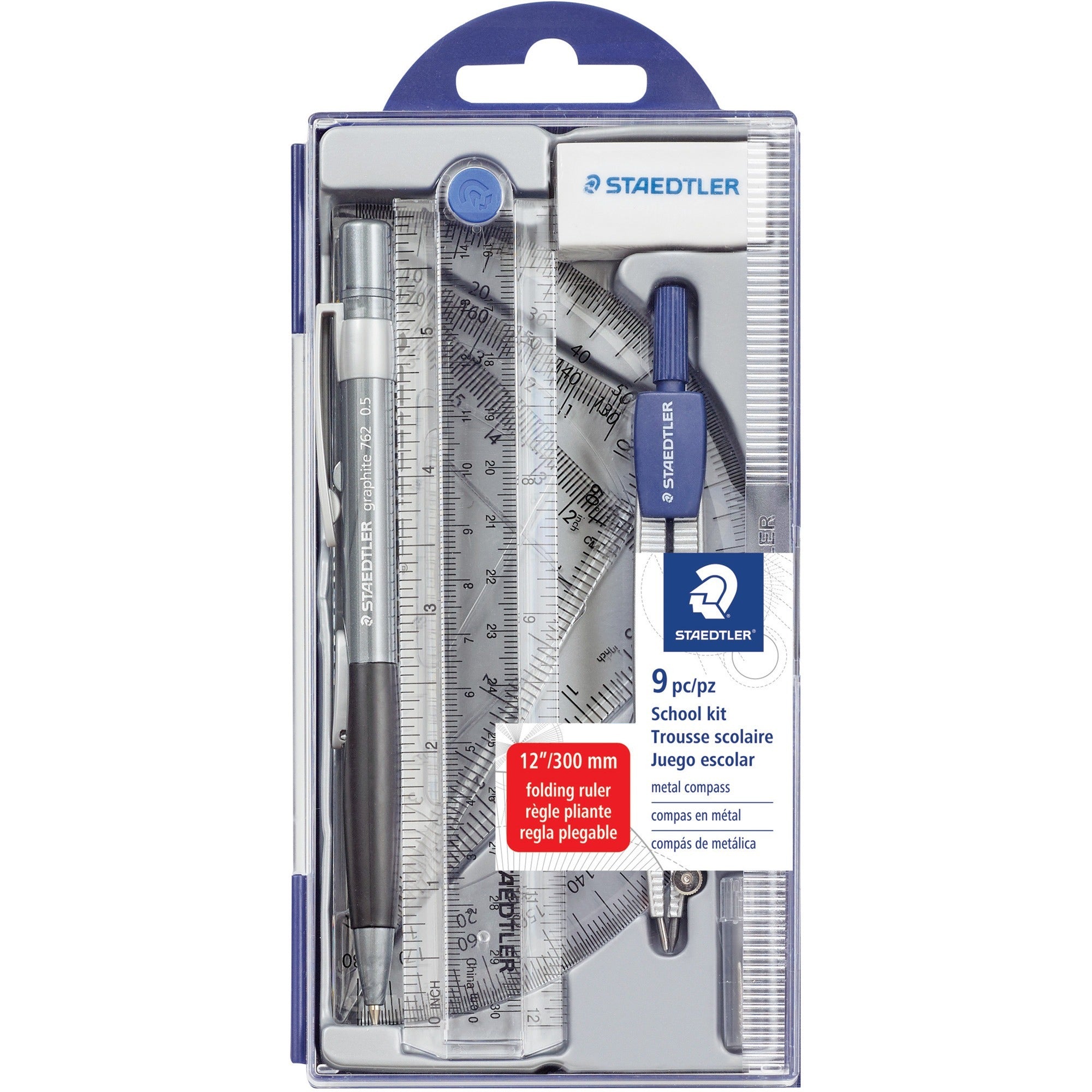 staedtler-compass-math-set-9-pieces-blue-1-set_std55060s92 - 1